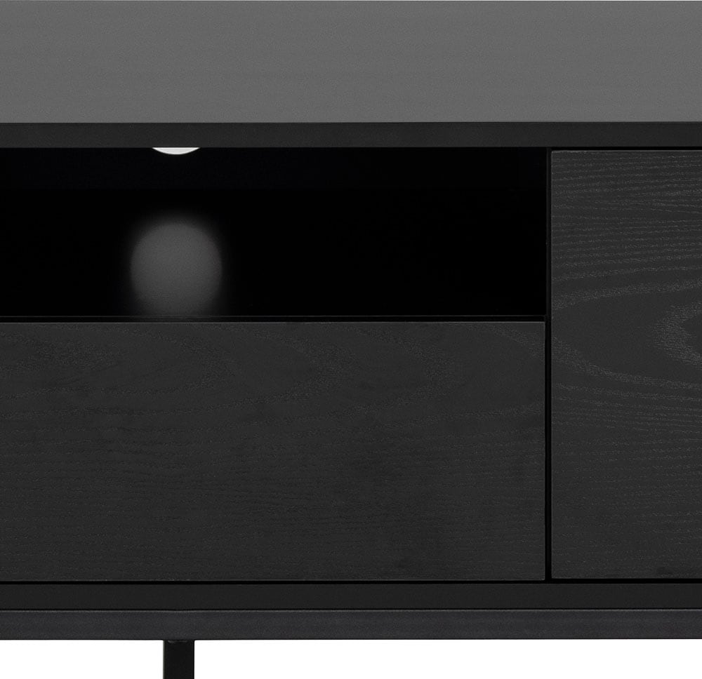 ACTONA GROUP TV-Schrank, 1 Schublade, 1 offenem Fach und 2 geschlossenen Fächern, Breite 140 cm