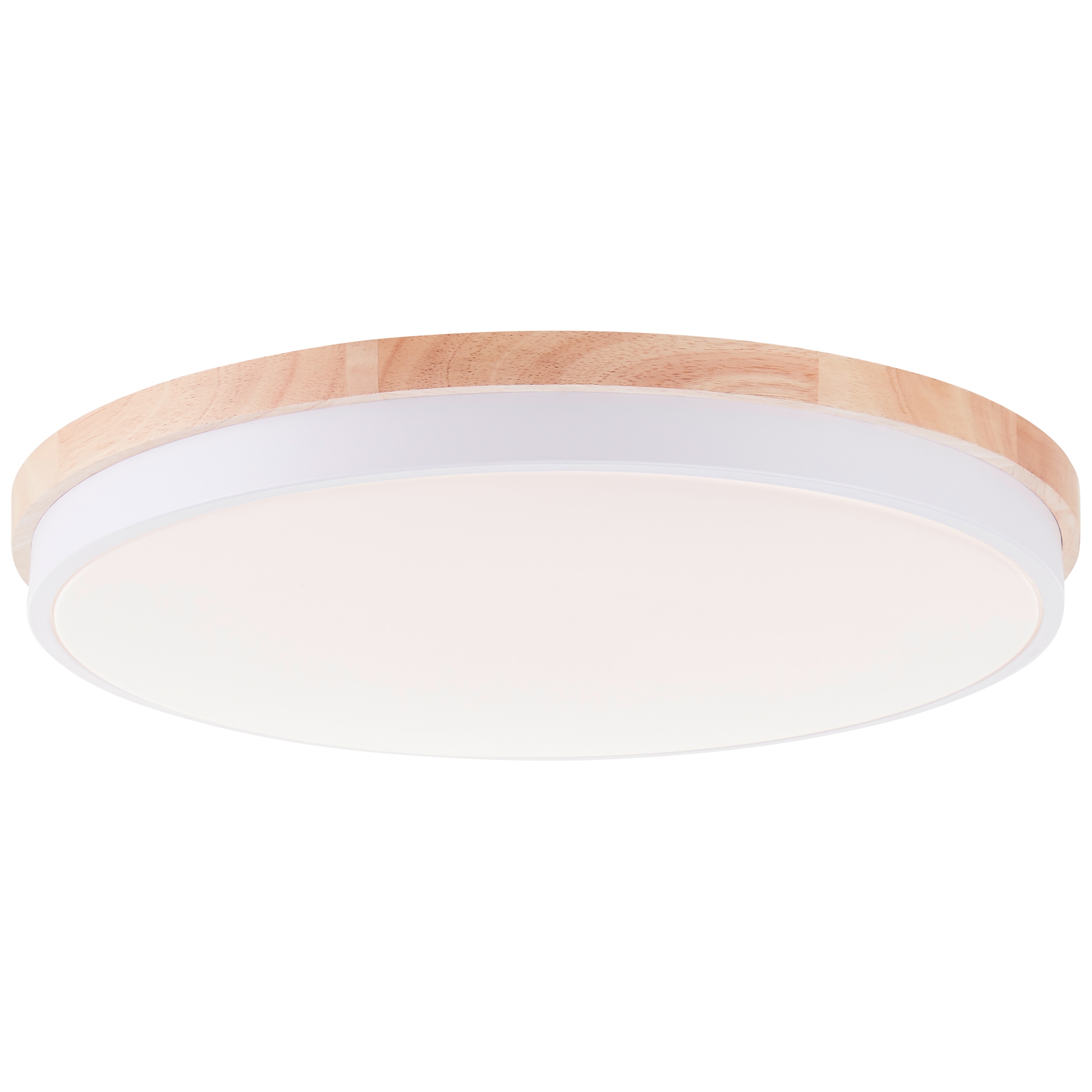 Brilliant LED Deckenleuchte »Baarlo«, Ø 50 cm, 4500 lm, 3000-6500 K, dimmbar, Fernbedienung, Holz/Metall