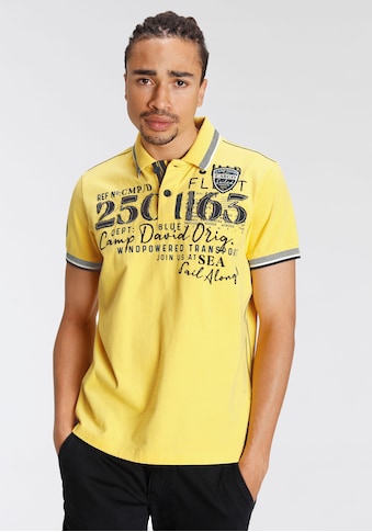 CAMP DAVID Poloshirt, mit Logoschriftzug kaufen