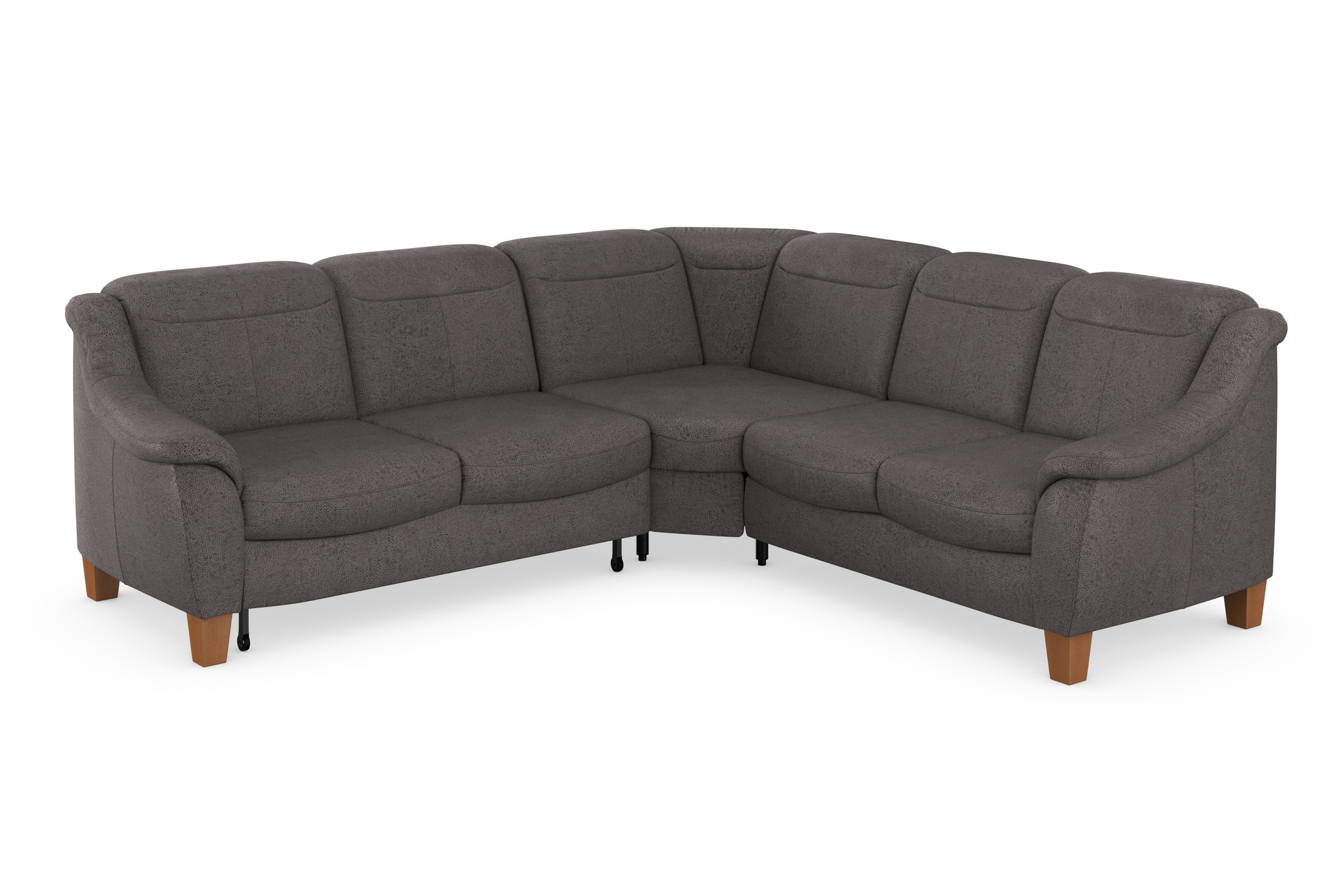 Home affaire Ecksofa »Caldera L-Form«, Federkern, wahlweise mit Kopfteilverstellung, Bettfunktion, Bettkasten