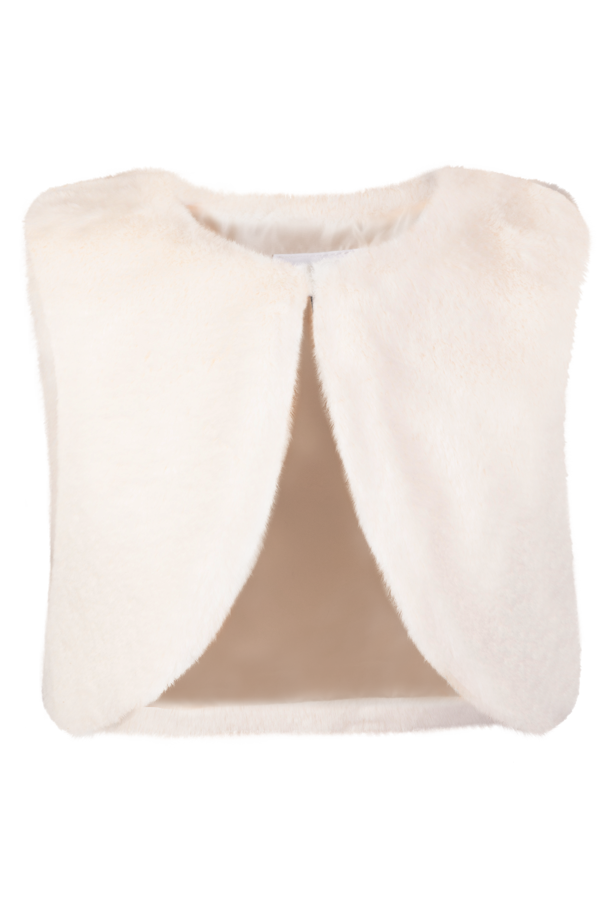 Happy Girls Mädchen Plüschweste in beige, Größe 134