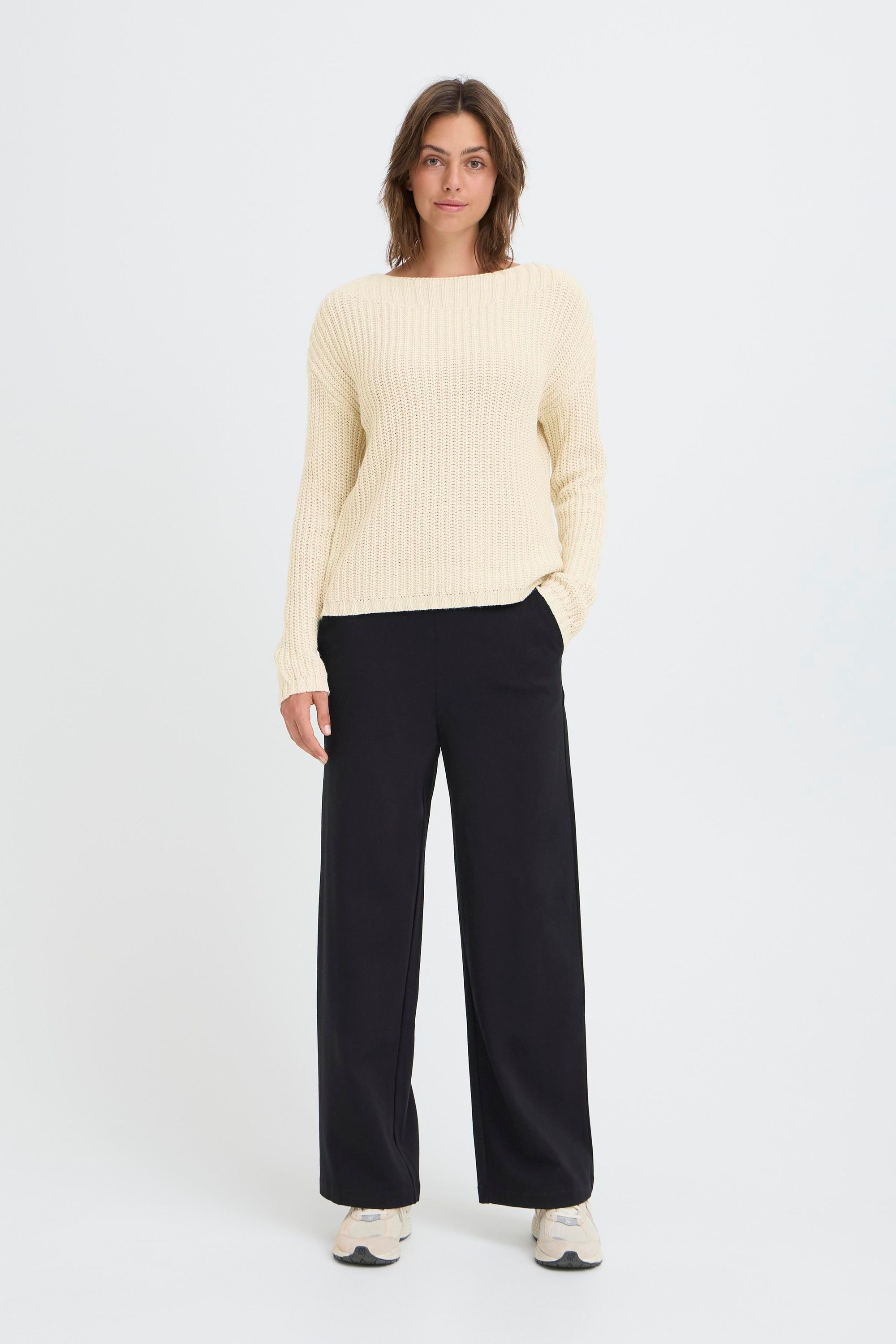 OXMO Strickfleece-Pullover »Strickpullover OXFKANNA«