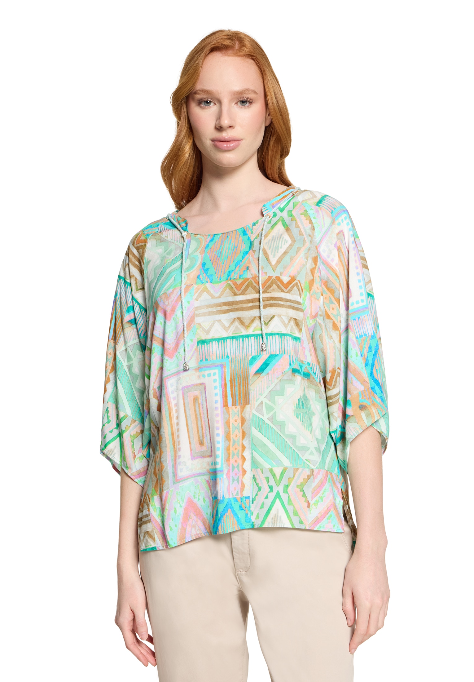 Cartoon Klassische Bluse »Oversize-Bluse mit Muster«