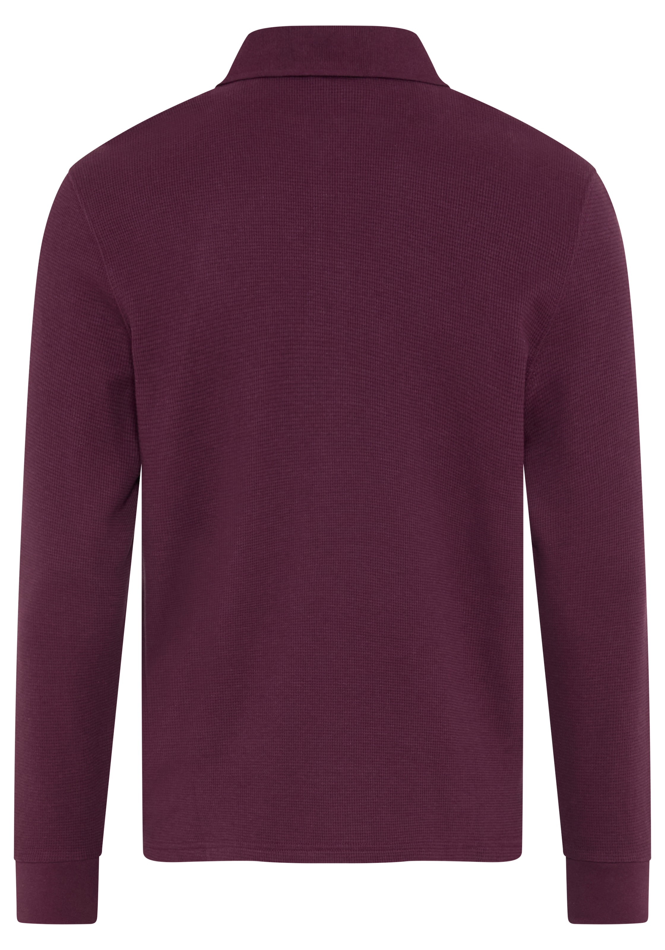 Man's World Poloshirt normale Passform, mit Langarm, klassischer Stil