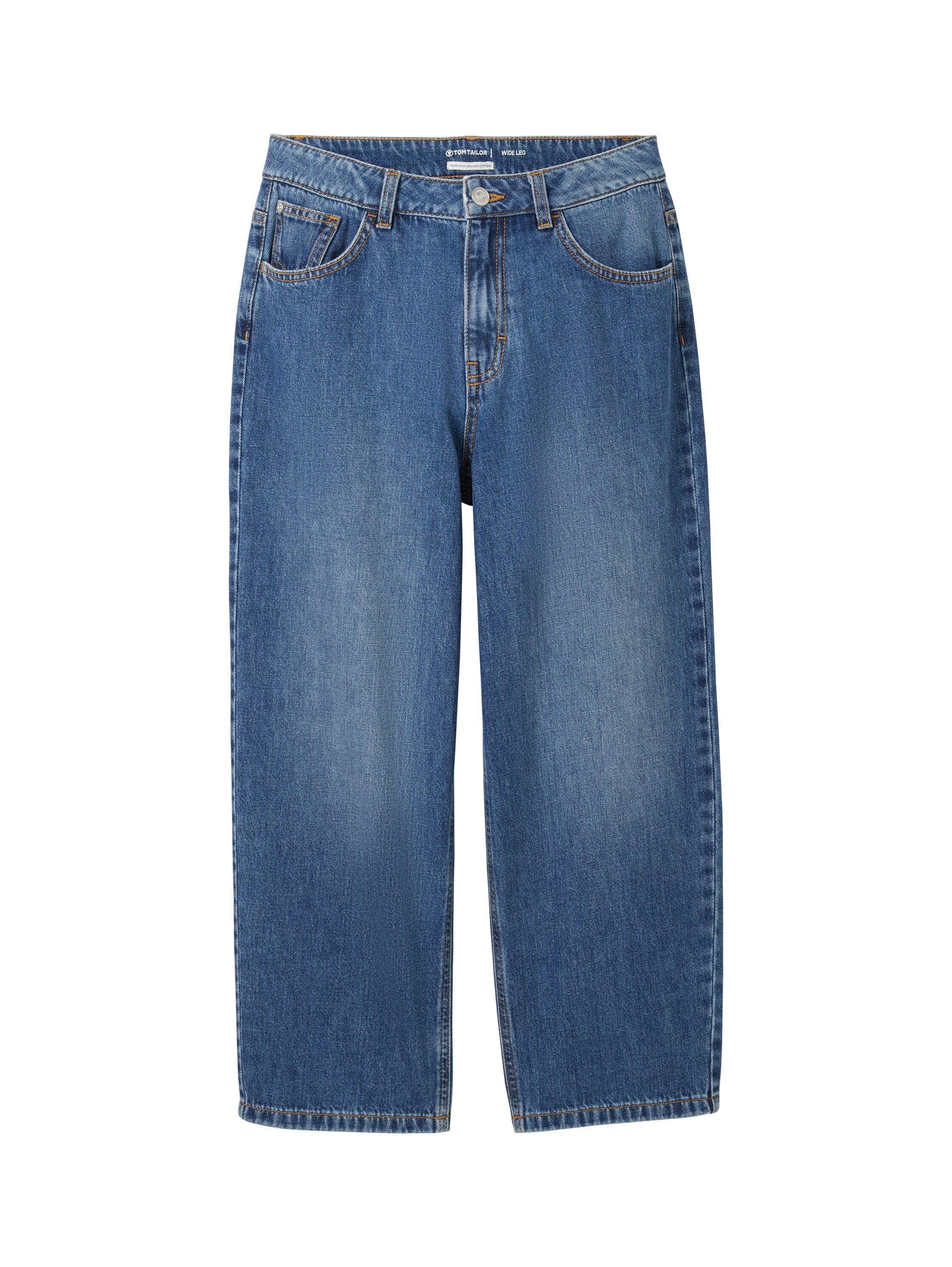 5-Pocket-Jeans, wie Baggy Jeans- mit ausgestelltem Bein