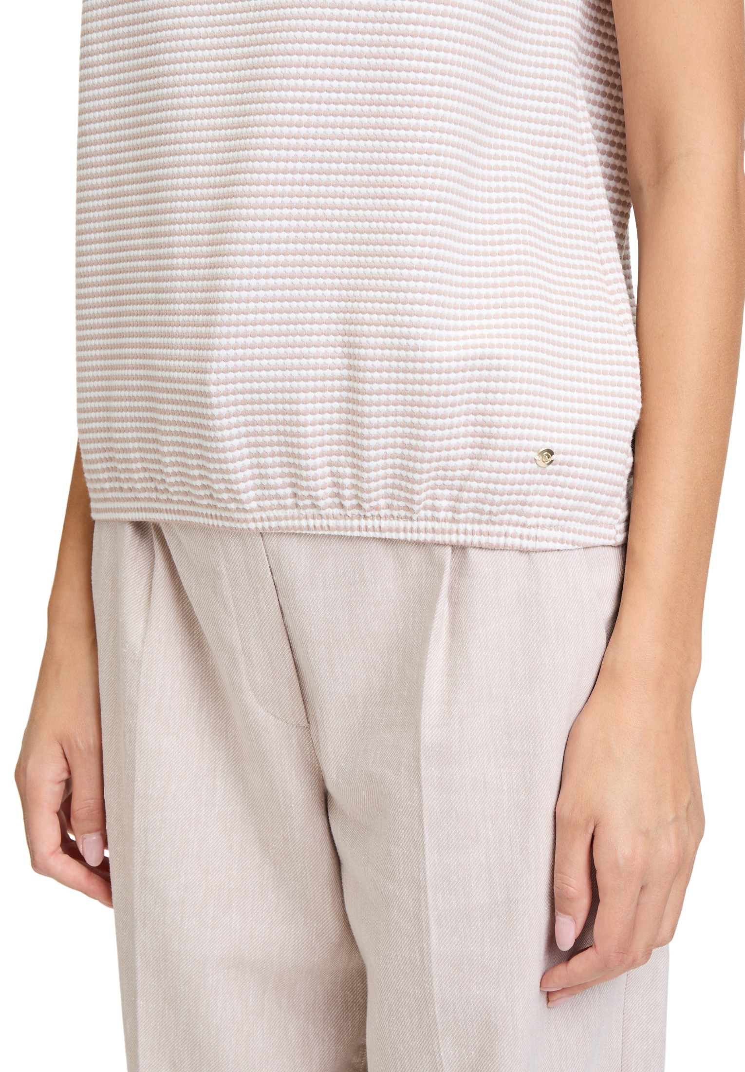 Betty&Co Kurzarmshirt »Casual-Shirt mit Gummizug«
