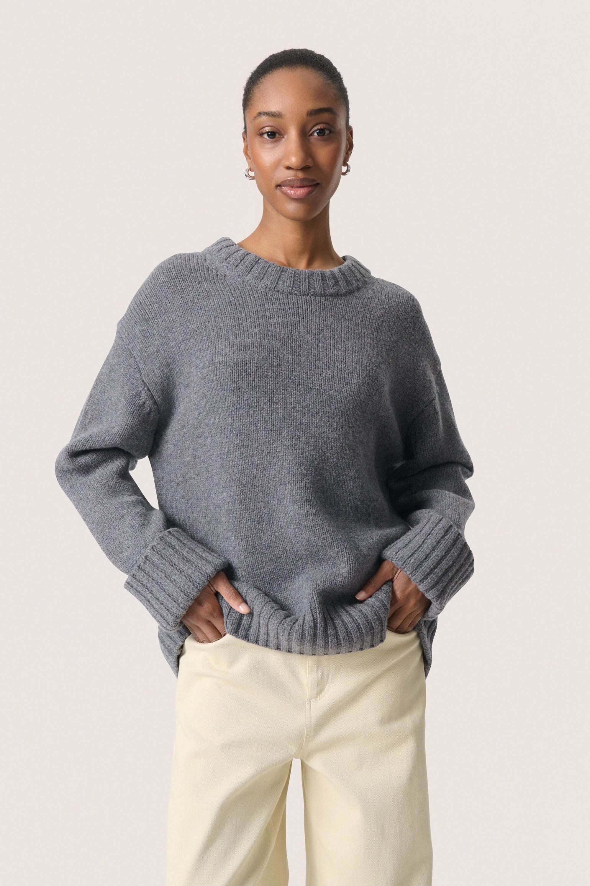 SOAKED IN LUXURY Strickpullover »Damen Strickpullover SLMoline«