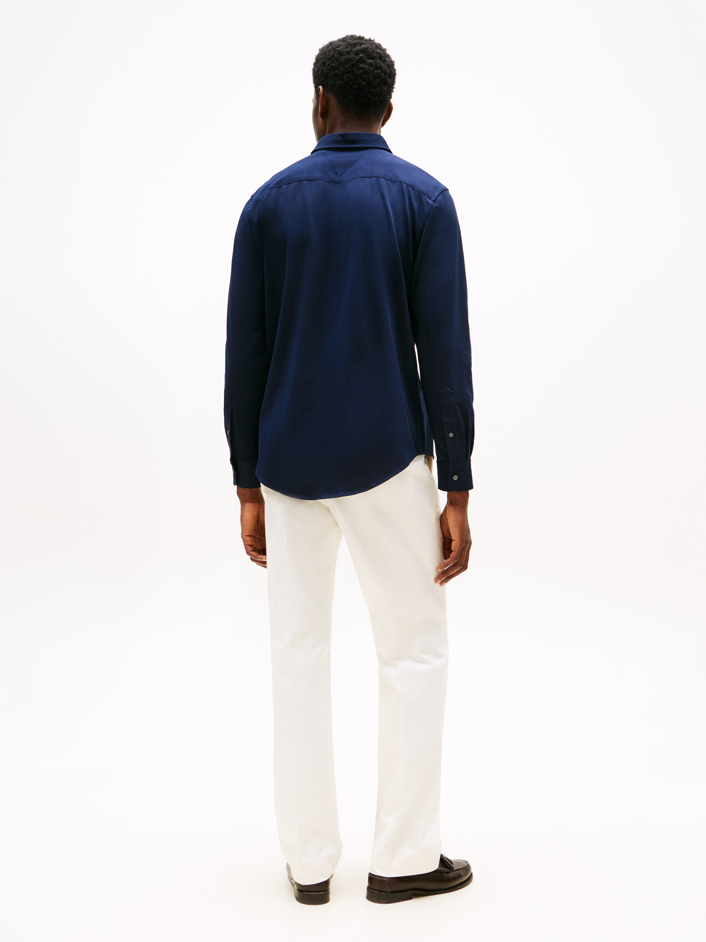 Tommy Hilfiger Langarmhemd »PERFORMANCE KNIT SOLID LS SHIRT«