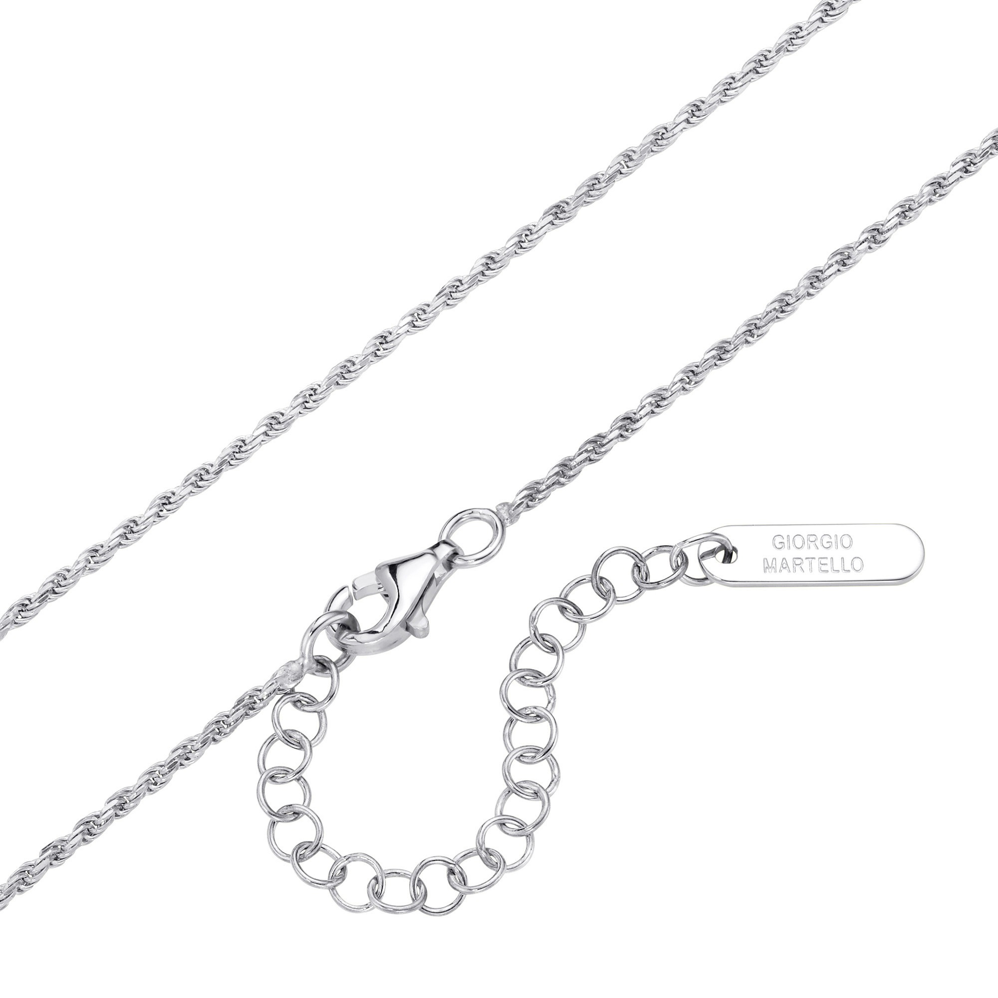 GIORGIO MARTELLO MILANO Kette mit Anhänger »Kette mit Anhänger in Herzform, Silber 925«