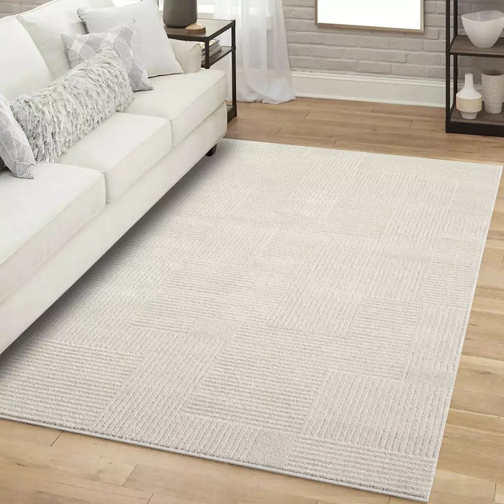 Carpet City Teppich »FLAIR177«, rechteckig, 11 mm Höhe, Kurzflor-Teppich, Skandi-Stil, Wohnzimmer