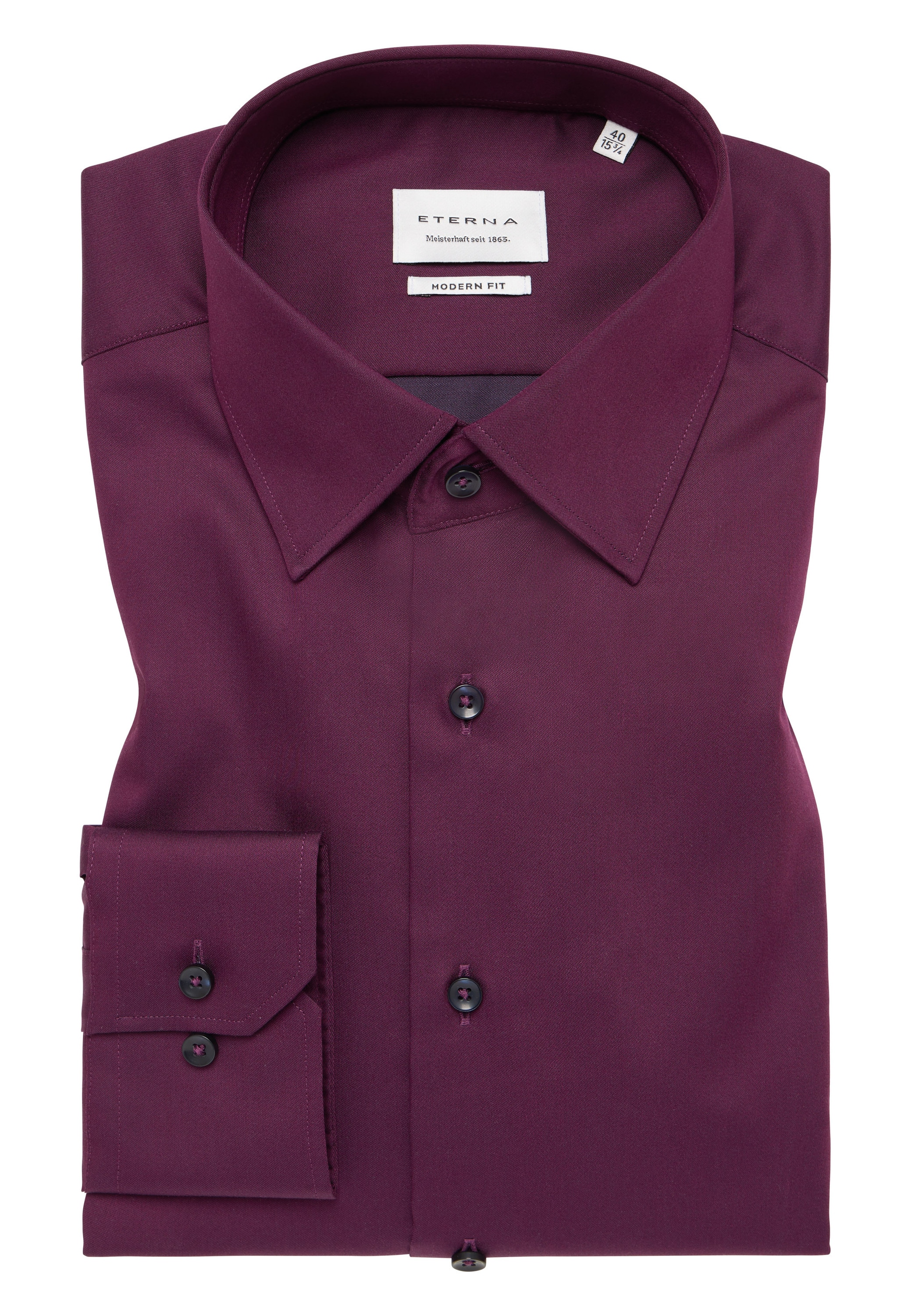Eterna Langarmhemd »MODERN FIT«, NON IRON (bügelfrei)