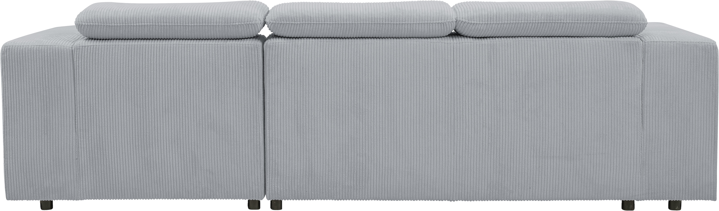 WERK2 Ecksofa »Cherry, modernes Sofa mit Komfortfunktionen, Breite 270cm, L-Form,« bequem, mit verstellbaren Kopfteilen, Schlaffunktion und Bettkasten