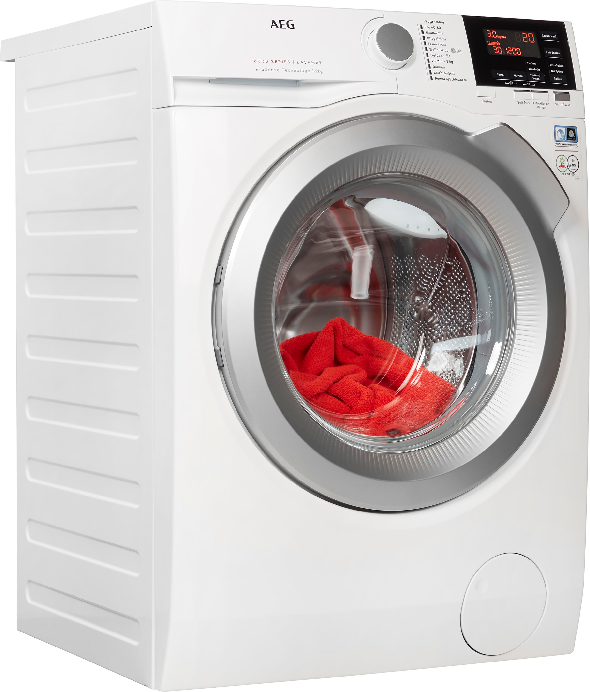 AEG Waschmaschine »L6FB49VFL«, Serie 6000, L6FB49VFL, mit Anti-Allergieprogramm