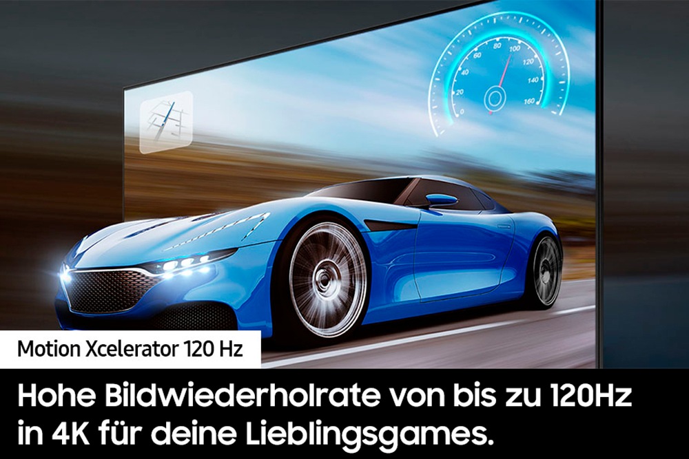 Samsung LED-Fernseher »GU98DU9079U«, 4K Ultra HD, Smart-TV, Crystal UHD, Q-Symphony, Dolby Surround Sound, Triple Tuner, Smart-Hub