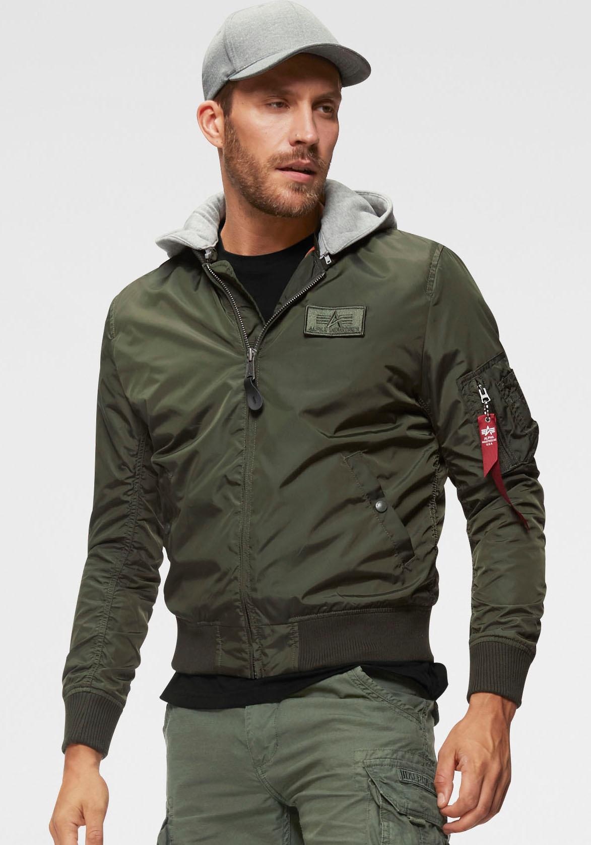 Alpha Industries Bomberjacke »MA-1 TT HOOD«, mit Kapuze