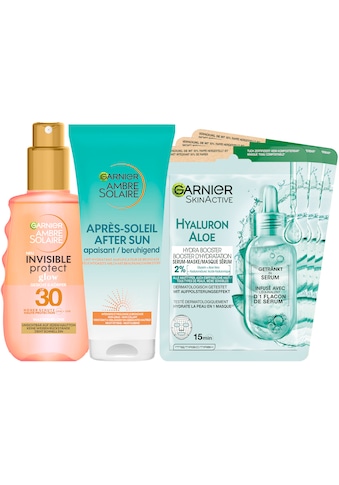 Sonnenschutzpflege »Garnier Coffret Young Summer Beauty«, (3 tlg.)