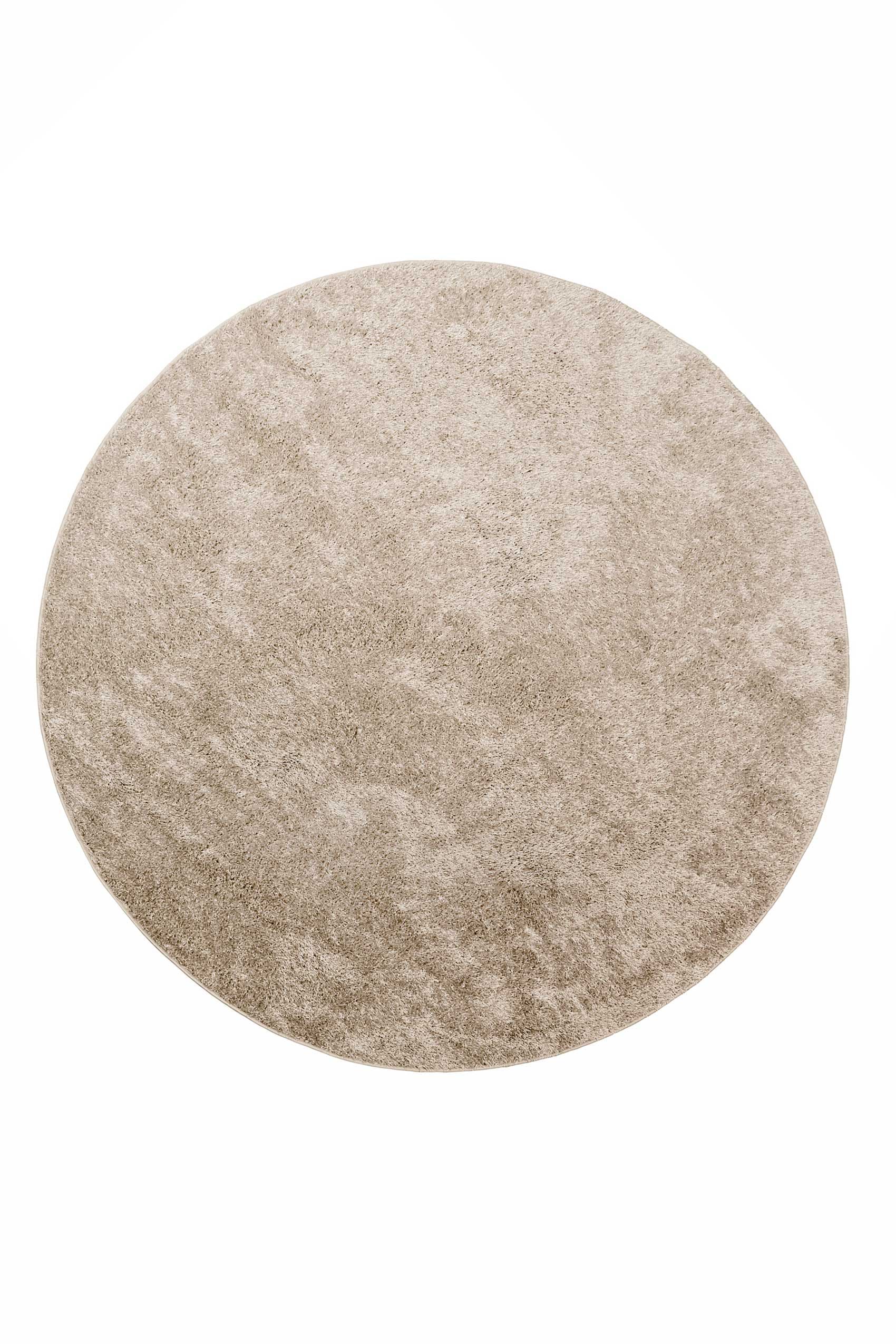 Homie Living Teppich »Flavio«, rund, 30 mm Höhe, Hochflor, gewebt, weich, uni, Wohnzimmer, Schlafzimmer, waschbar