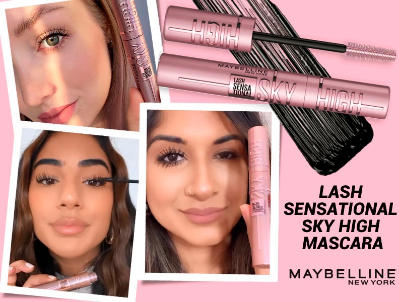 MAYBELLINE NEW YORK Mascara »Lash Sensational Sky High«, (2 tlg.), mit Bambusextrakt