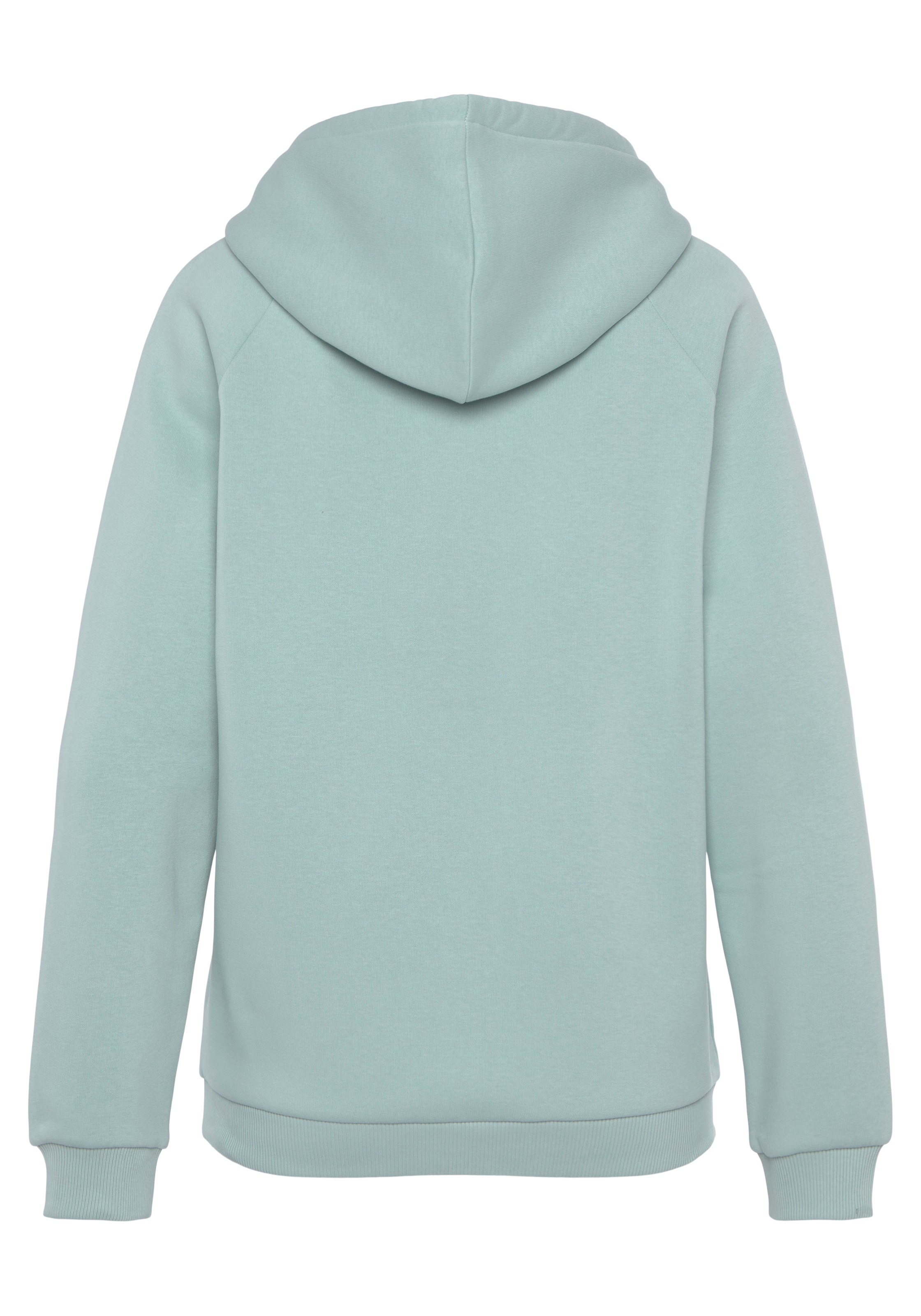 LASCANA Kapuzensweatshirt »-Hoodie-Sweatshirt mit Kapuze«, und Logostickerei, Loungewear, Loungeanzug