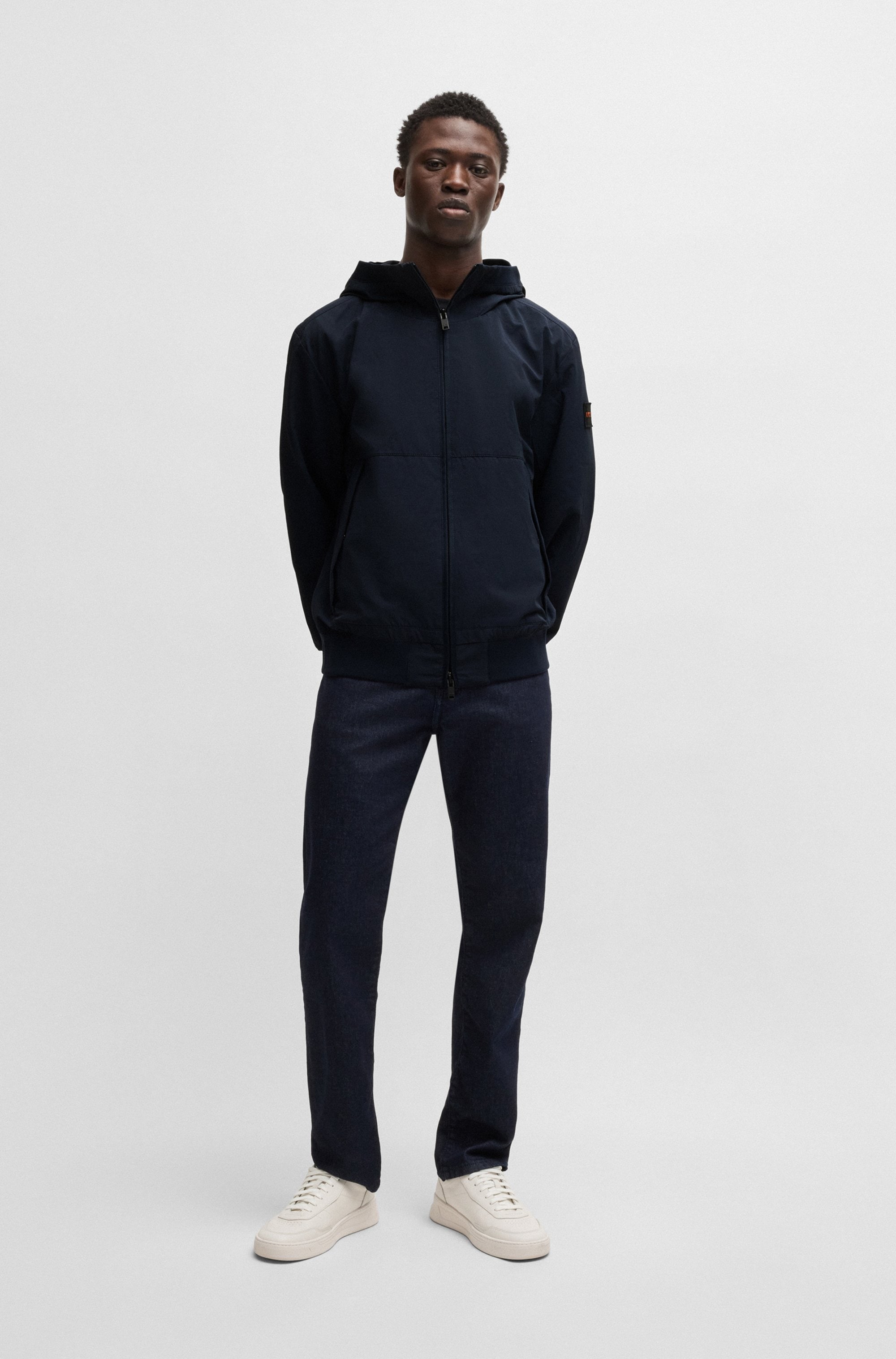 BOSS ORANGE Outdoorjacke »Oloco«, mit Kapuze, mit Kapuze