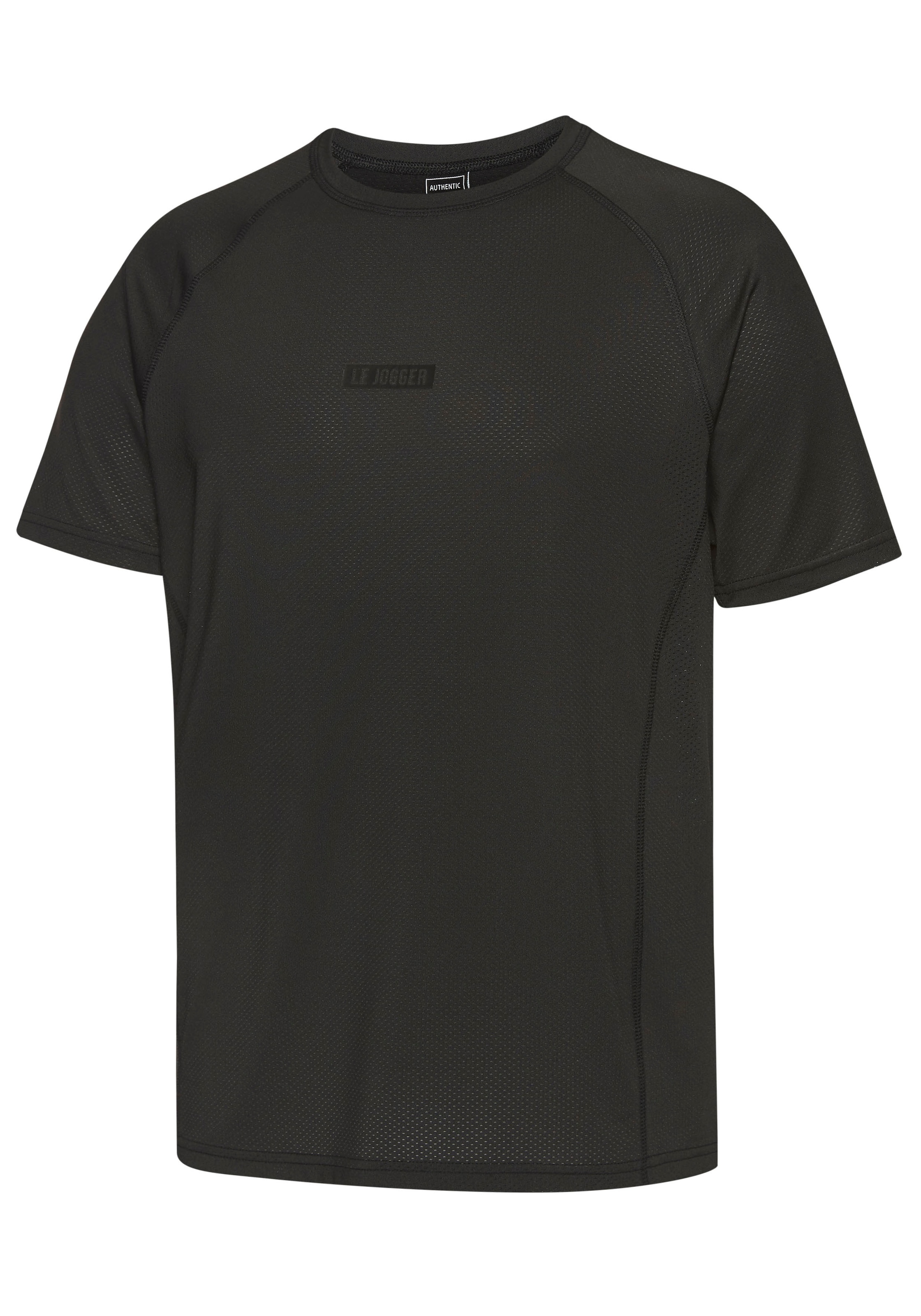 AUTHENTIC LE JOGGER T-Shirt, elastisches Shirt mit Logodruck