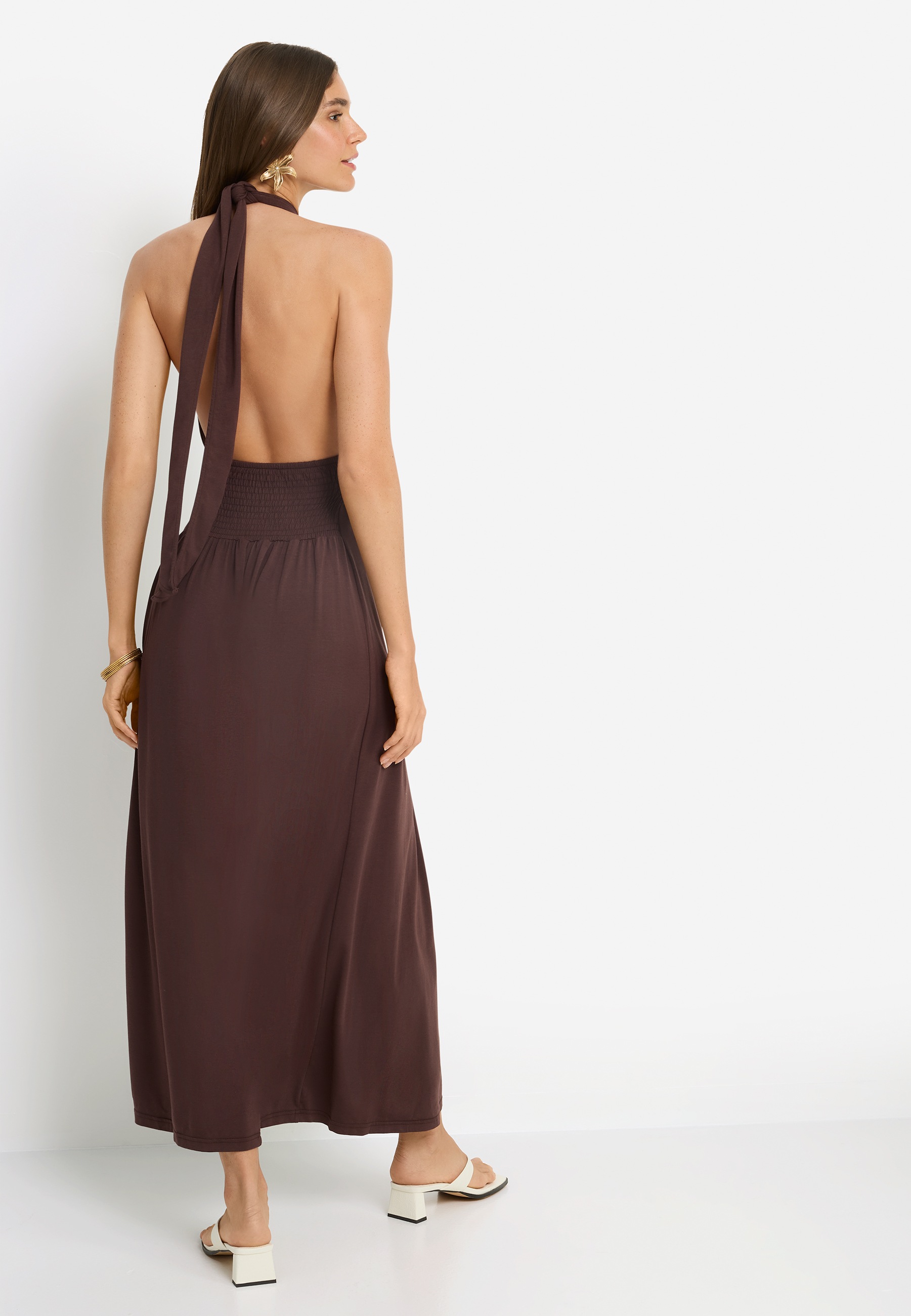 LSCN by LASCANA Neckholderkleid in Maxilänge