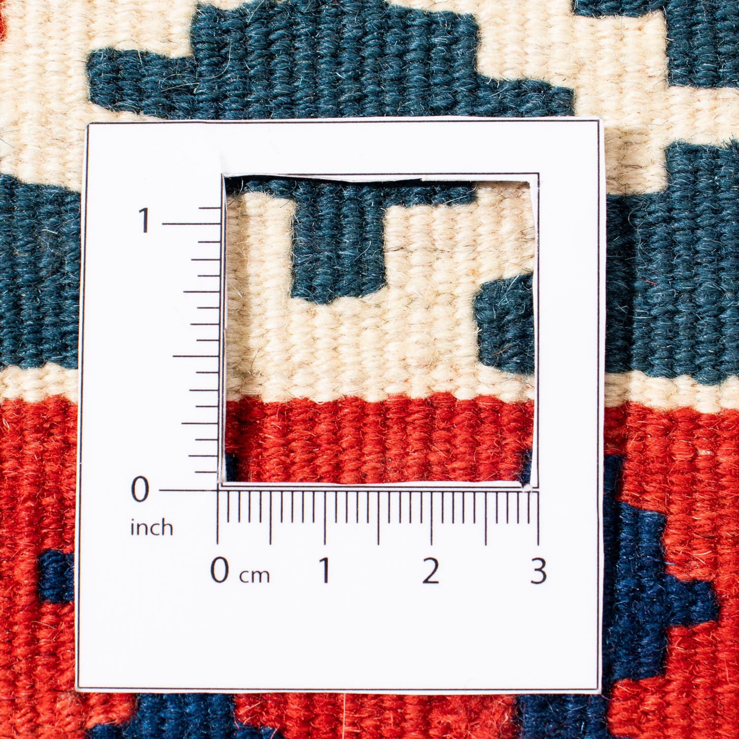 morgenland Wollteppich »Kelim - Oriental quadratisch - 100 x 95 cm - dunkelblau«, quadratisch, Wohnzimmer, Einzelstück