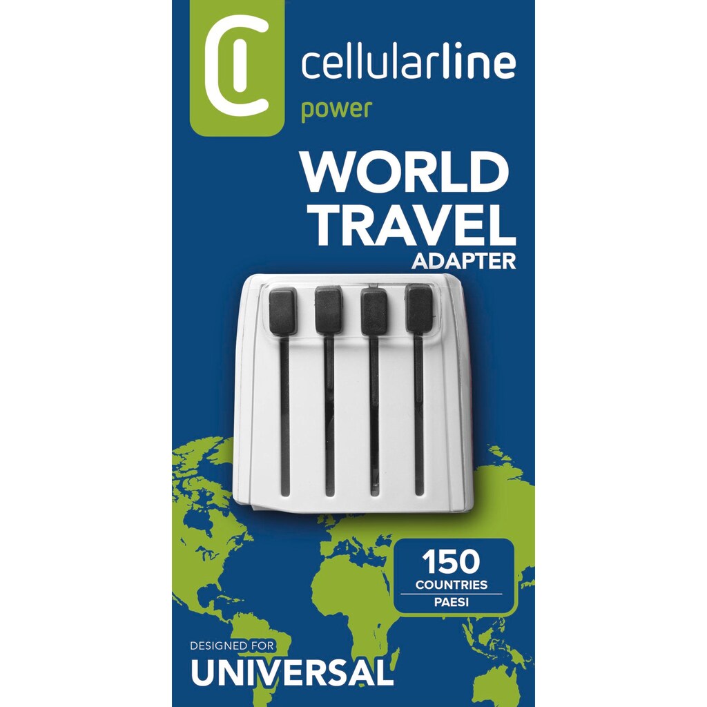 Cellularline Reiseadapter »World Travel Charger«