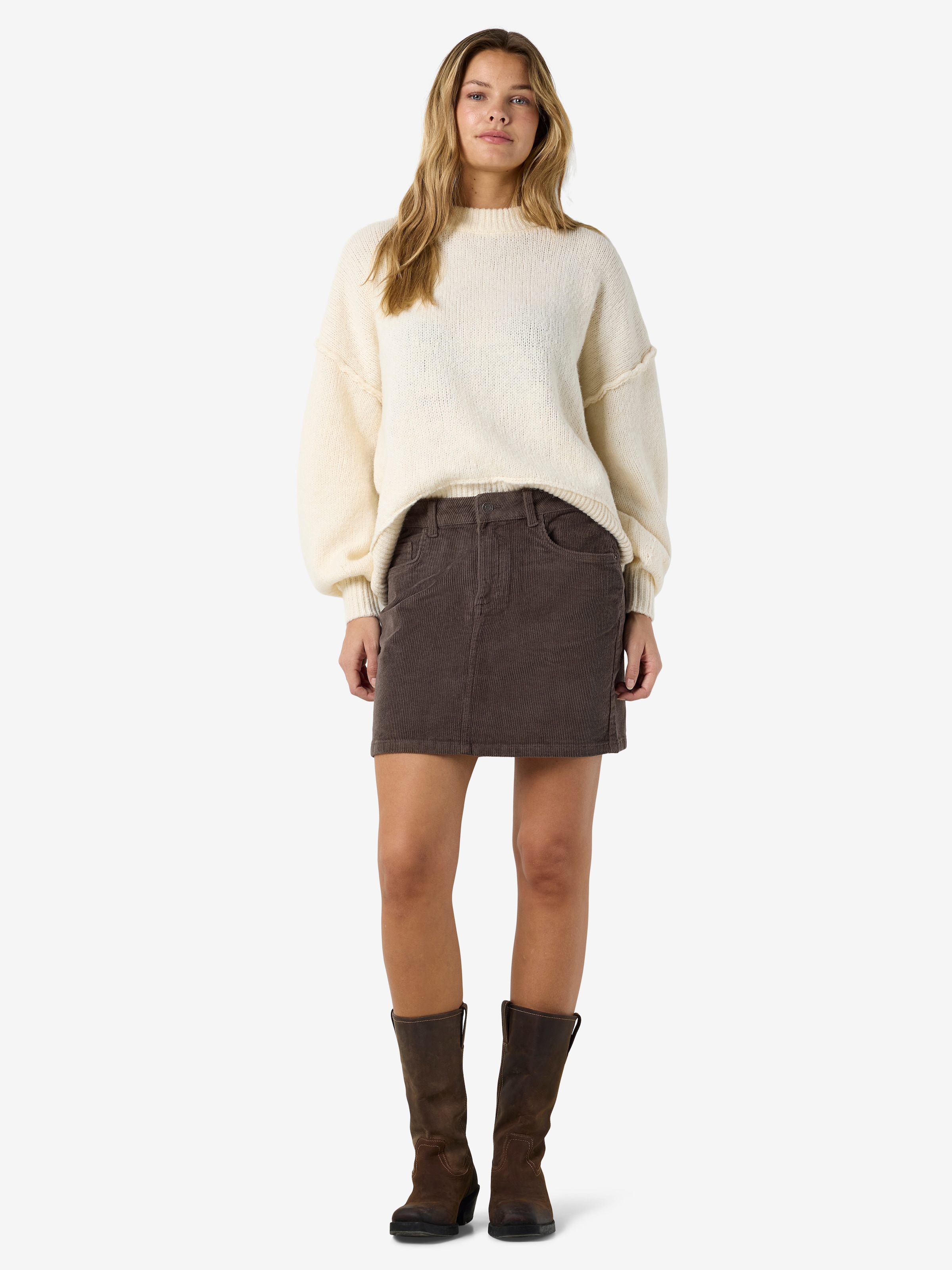 Noisy may Cordrock »NMCORD YOLANDA MW SKIRT NOOS« Baumwollmischung