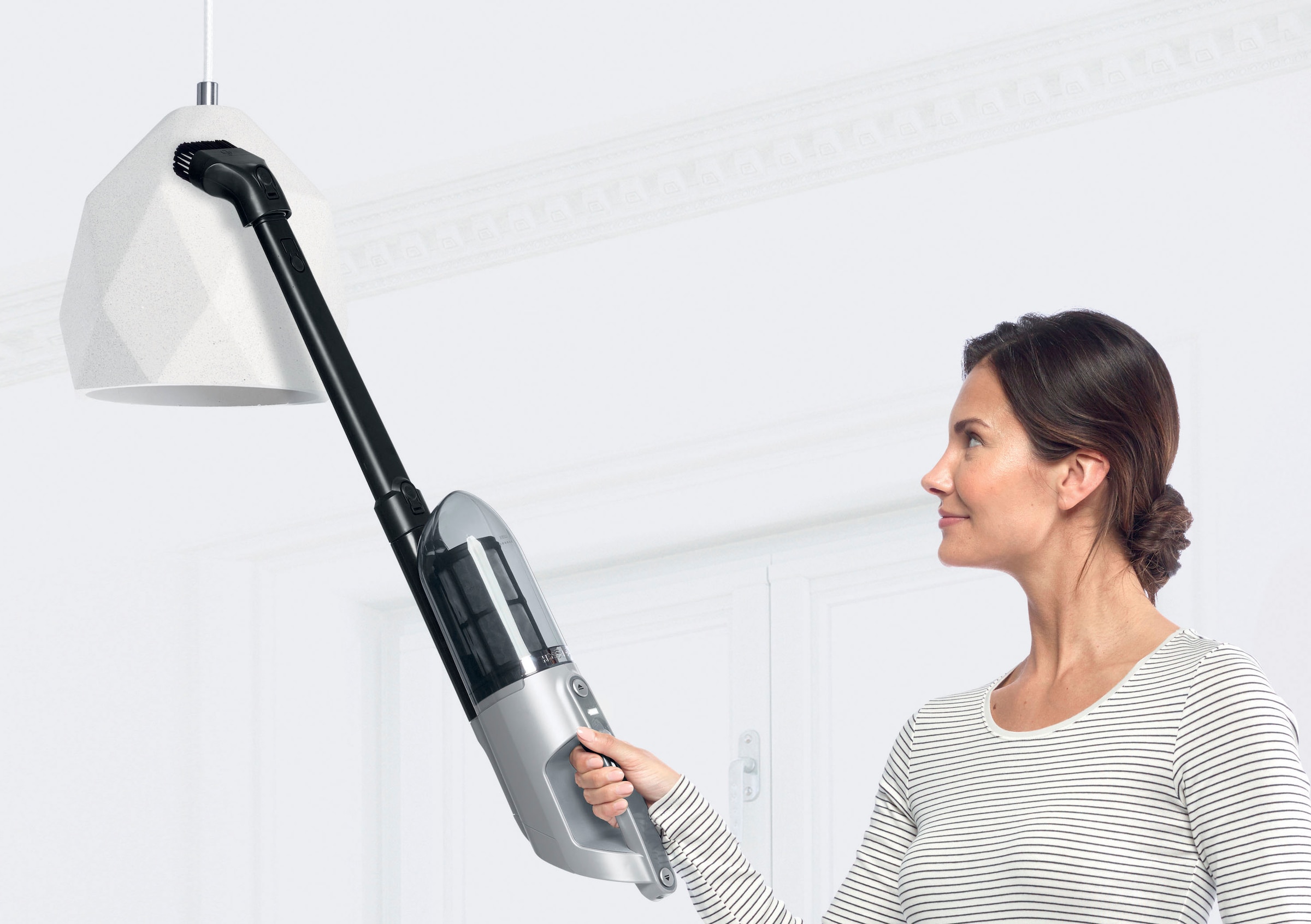BOSCH Akku-Hand-und Stielstaubsauger »Flexxo Gen 2 Serie 4 BBH3K2801«, 28 V, Power Düse mit LED, integriertes Zubehör, silber