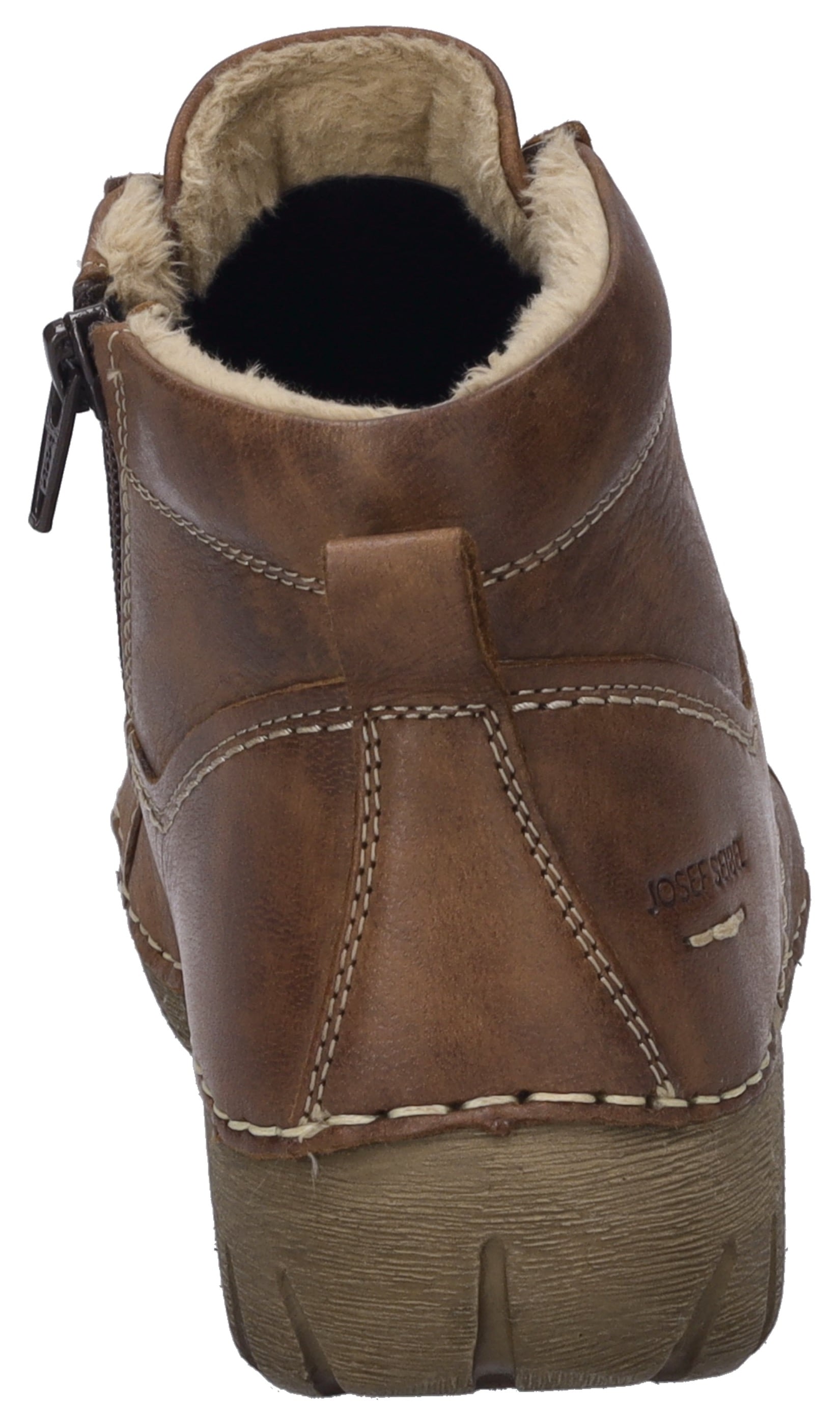 Josef Seibel Schnürstiefelette »Felicia 01«, Schnürboots, Sneaker, Freizeitschuh mit modischer Ziernaht