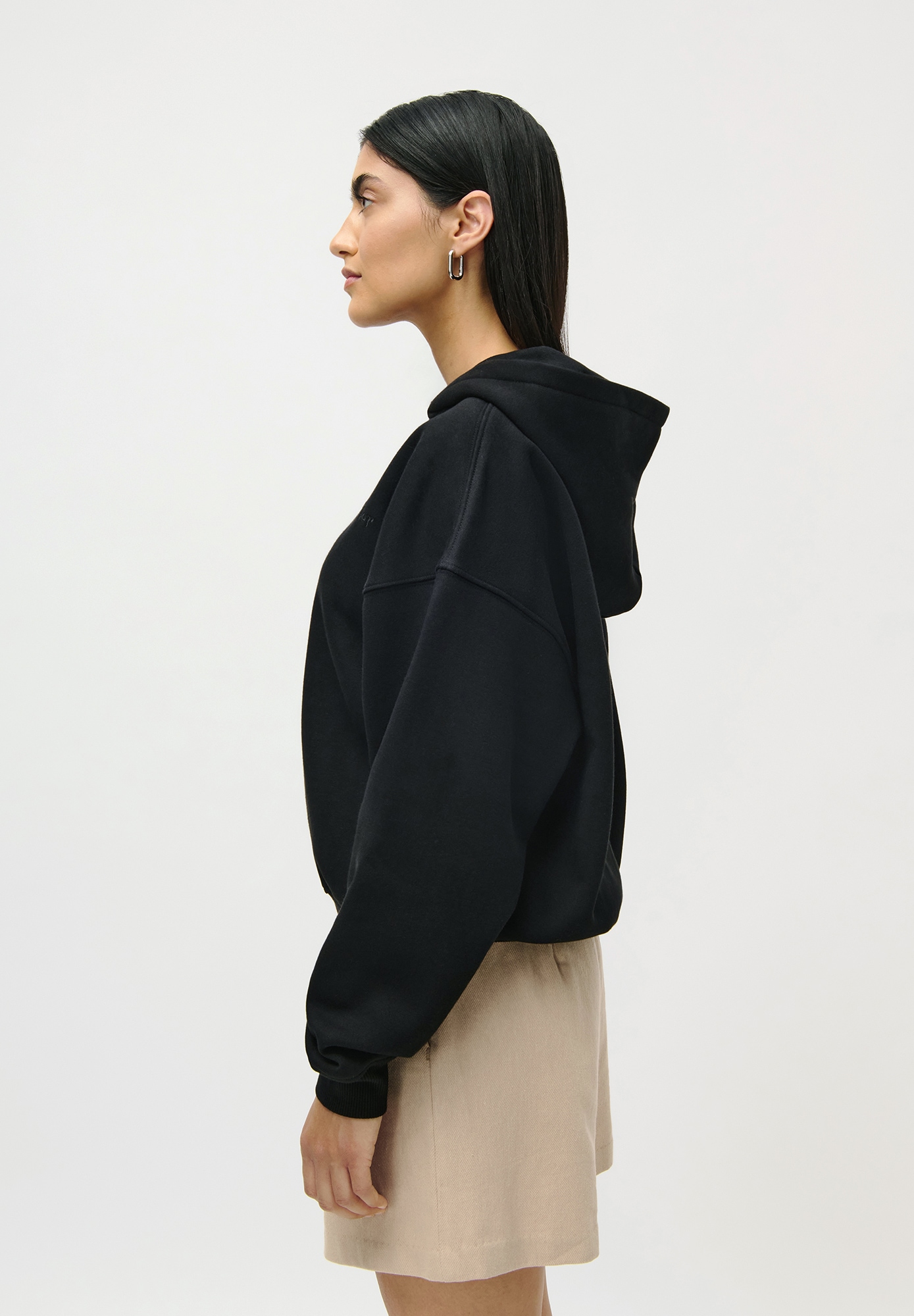 LeGer Kapuzensweatjacke »Fenna, LeGer by Lena Gercke«, Mit hochwertiger Logostickerei auf der Brust
