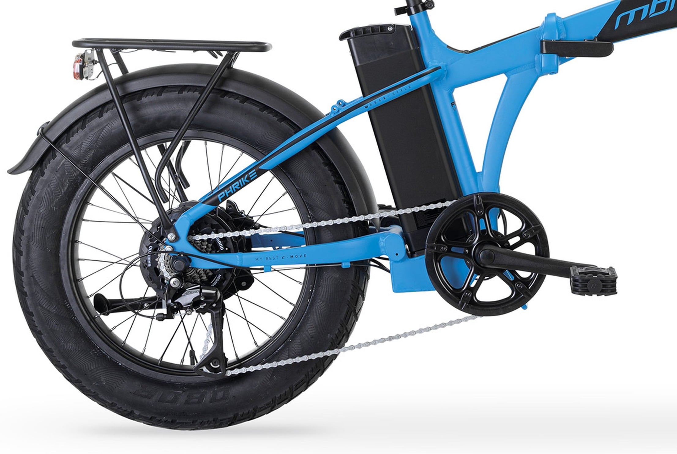 MBM E-Bike »Elektro-Falt-Fahrrad PHRIKE 20 Zoll, blau«