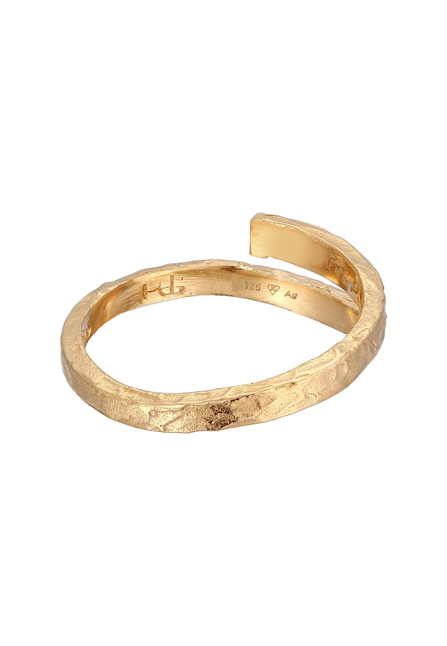 HAZE & GLORY Fingerring »Ring Herren - Twisted Eye 925 Silber«