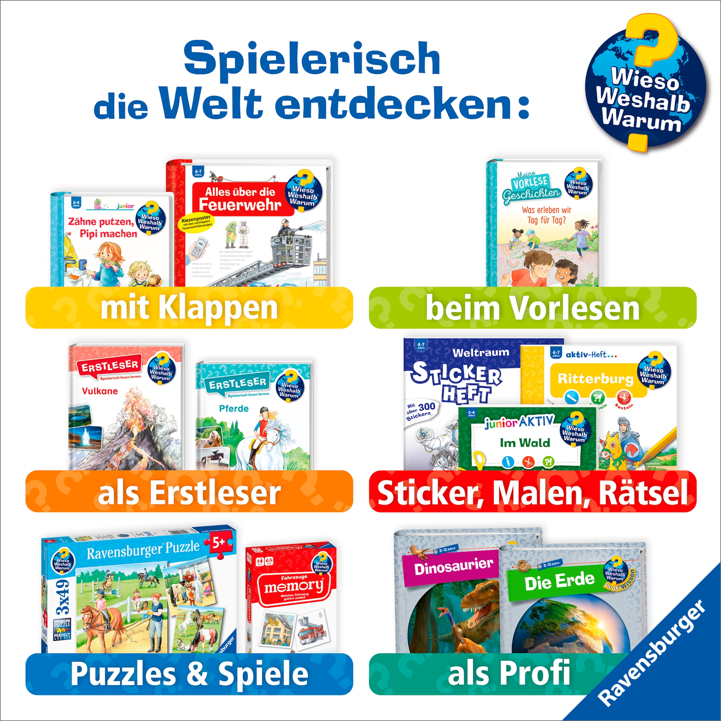 Ravensburger Buch »Wieso? Weshalb? Warum? junior, Band 48: Ampel, Straße und Verkehr«, FSC® - schützt Wald - weltweit