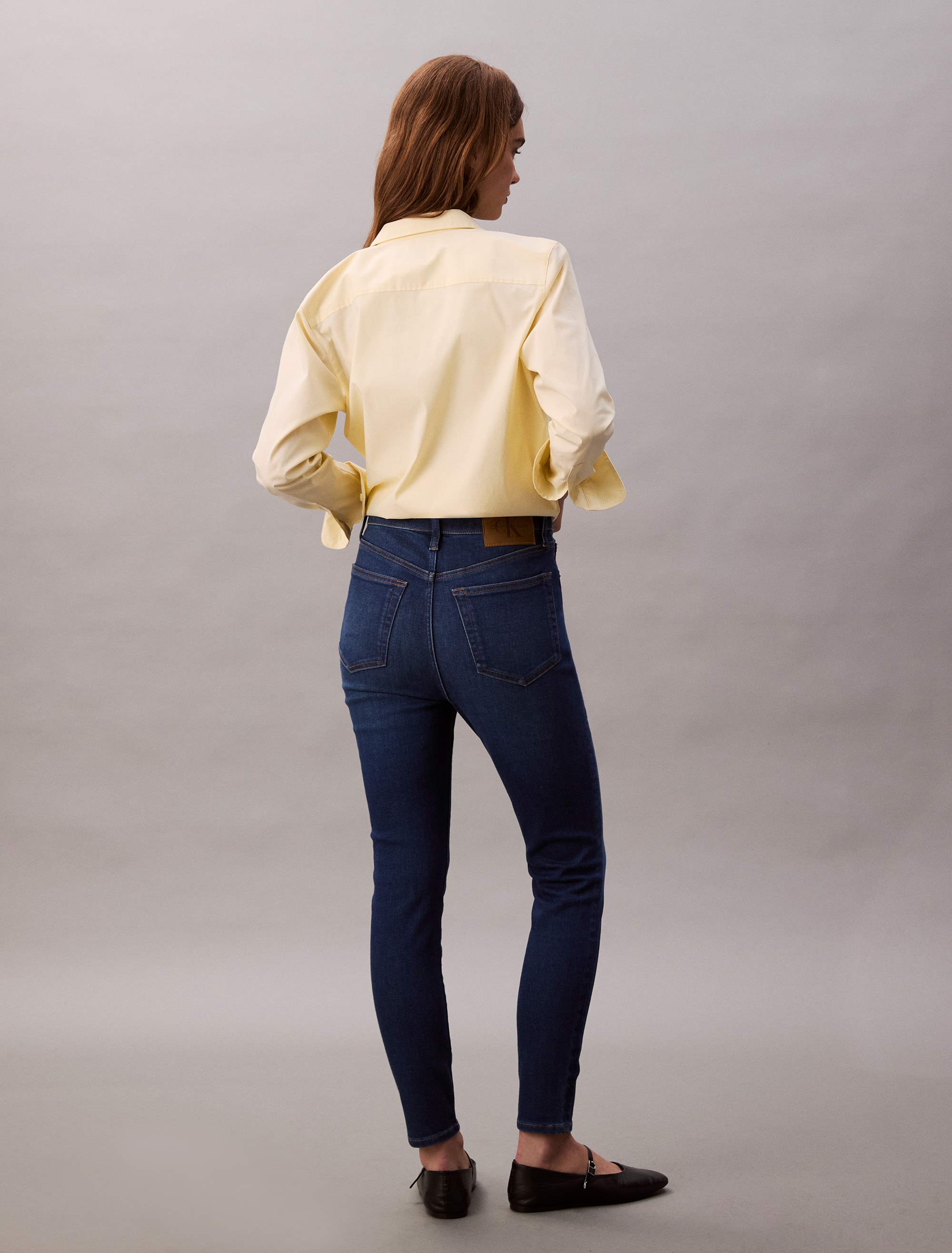 Calvin Klein Jeans Skinny-fit-Jeans »HGH RS SKNNY ANKL JN«, Mit Gürtelschlaufen