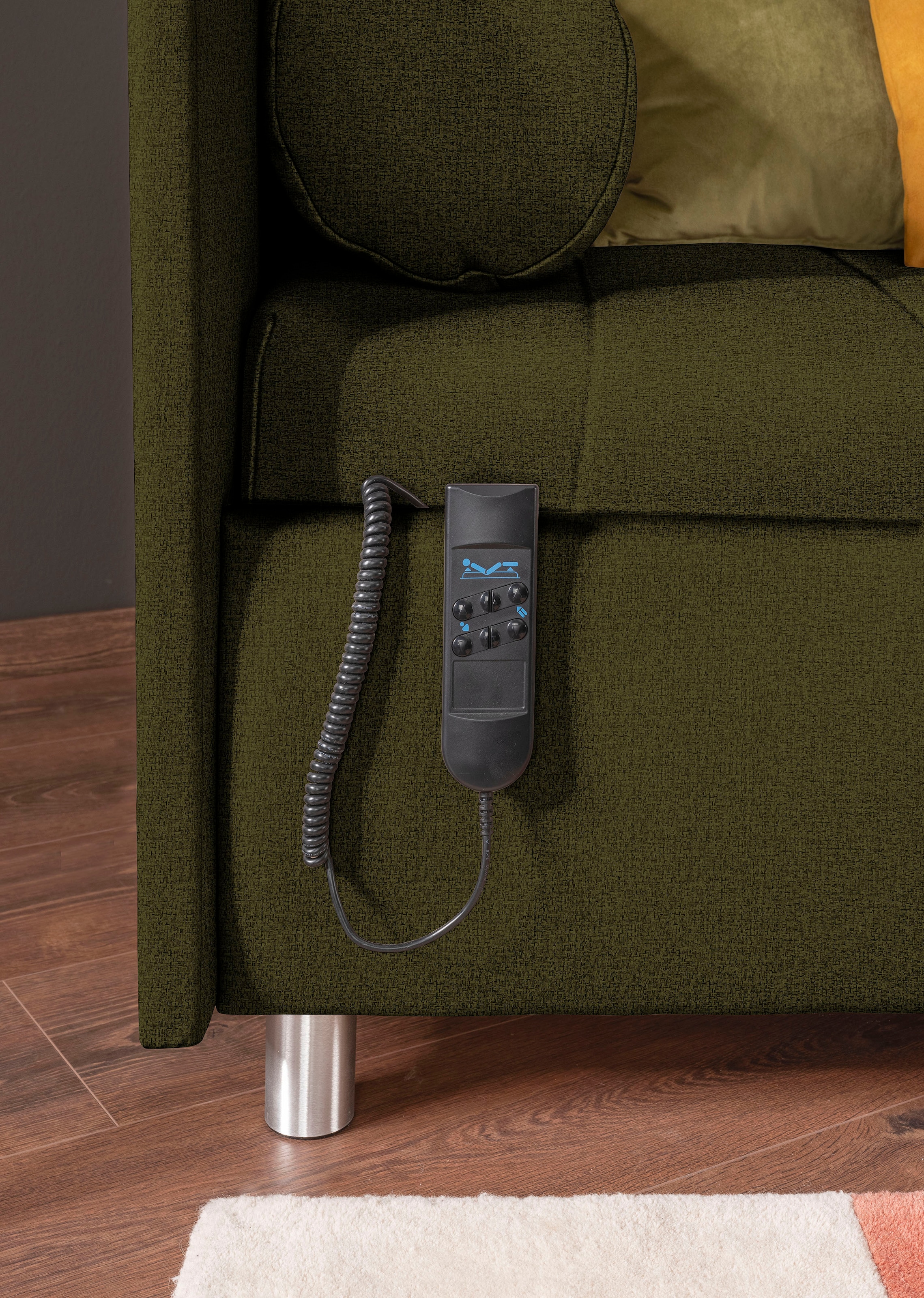 alina Schlafsofa »Kiana«, Liegefläche 90/200 cm oder 100/200 cm, Bettkasten, Zierkissen-Set