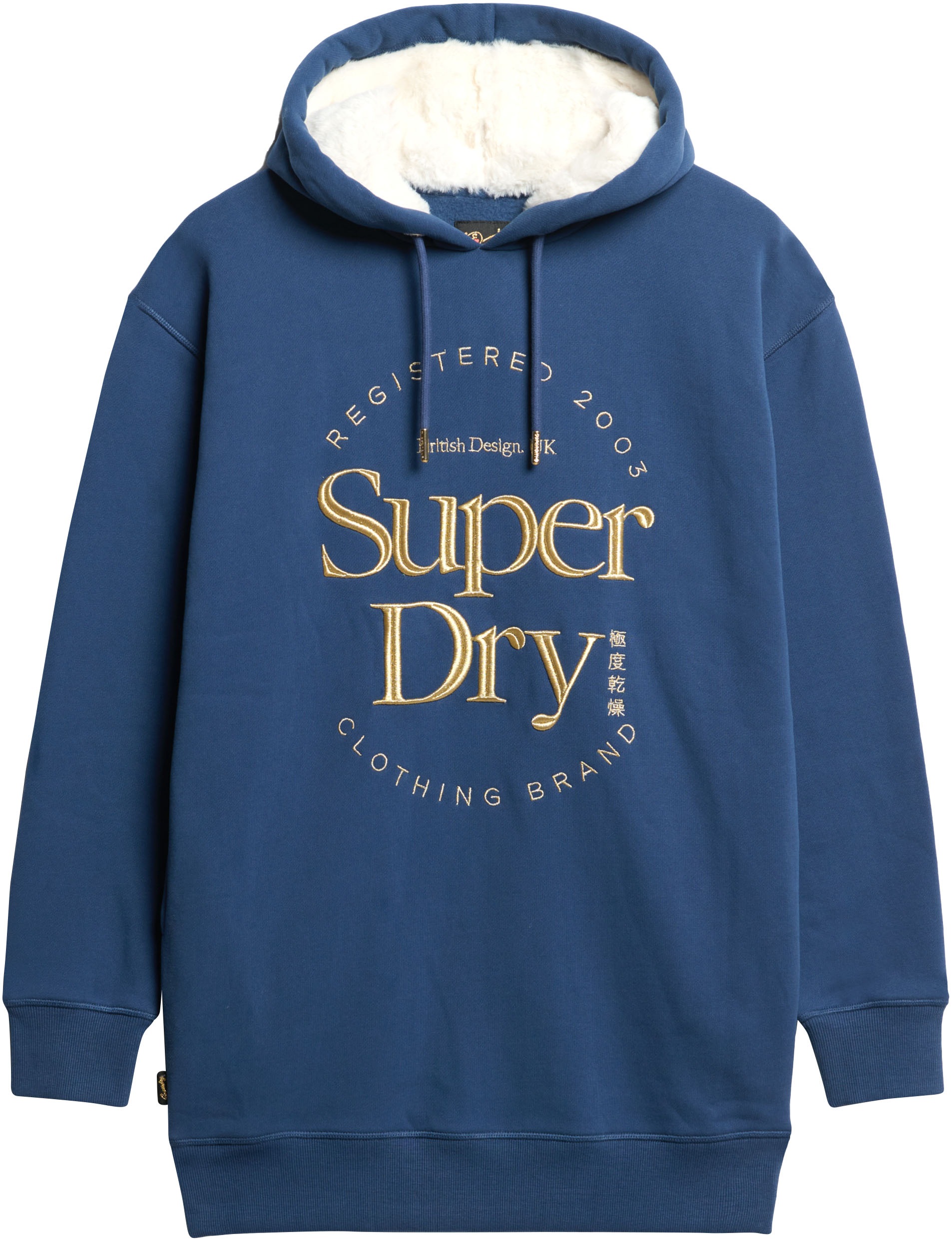 Superdry Jerseykleid »LUXE METALLIC LOGO HOOD DRESS«, Sommerkleid