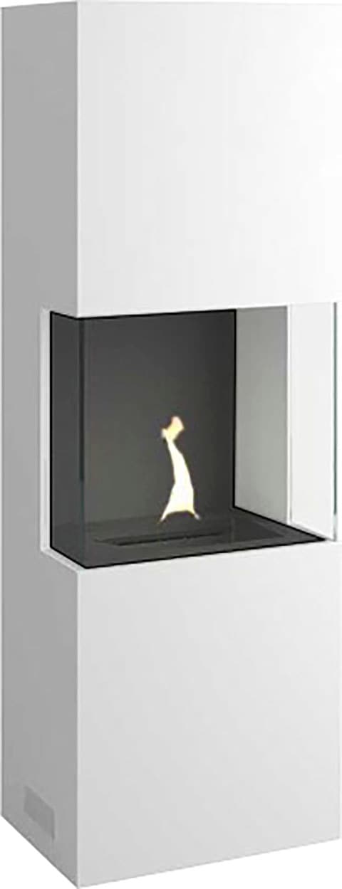 Tenderflame Dekokamin »Ambientekamin »INDIE 180«« mit Brenner und flachem Docht in weiß, Größe B/H/T: 50 cm x 170 cm