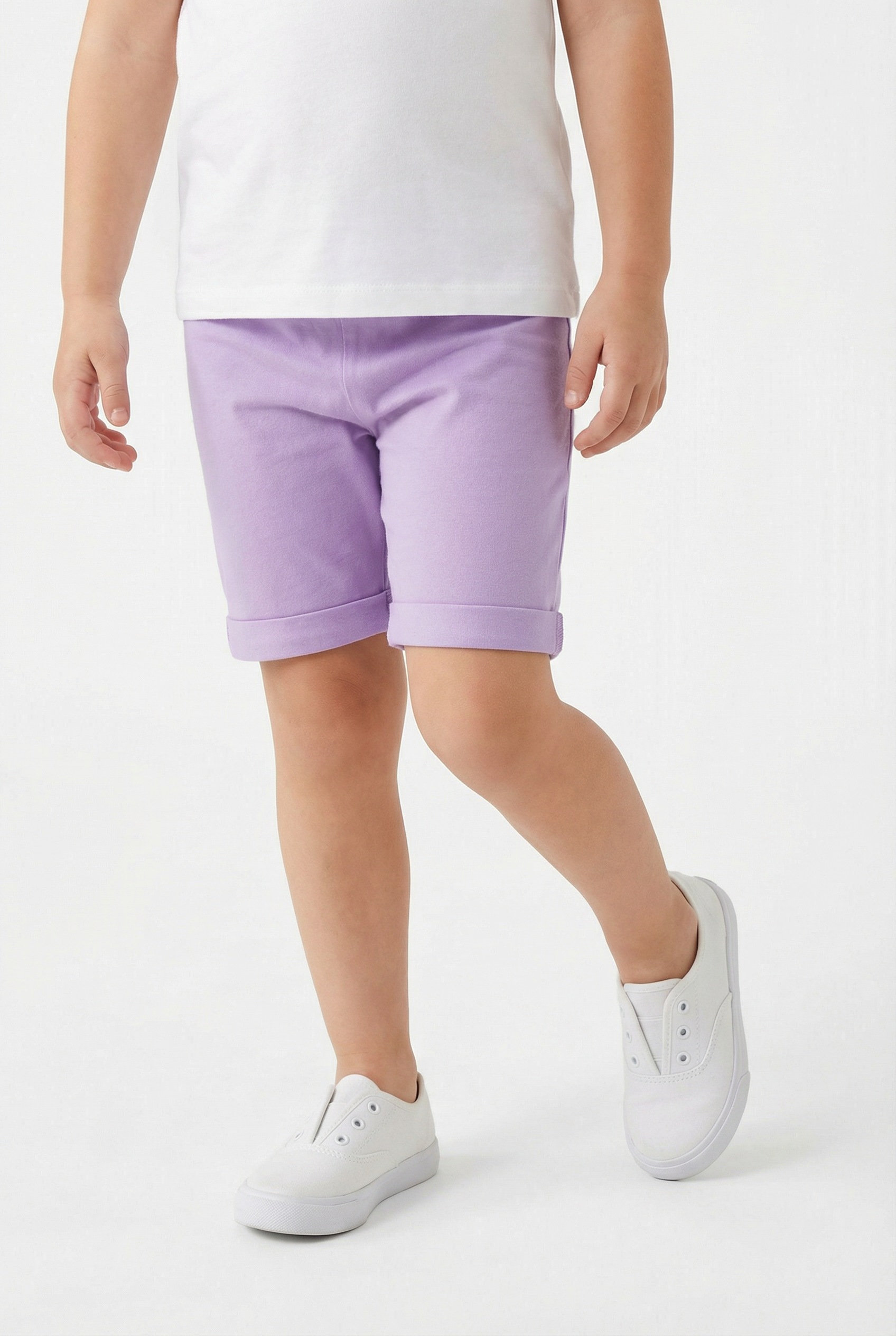 bonprix Radlerhose  aus Baumwolle und Elasthan, mit elastischem Gummizug, unifarben