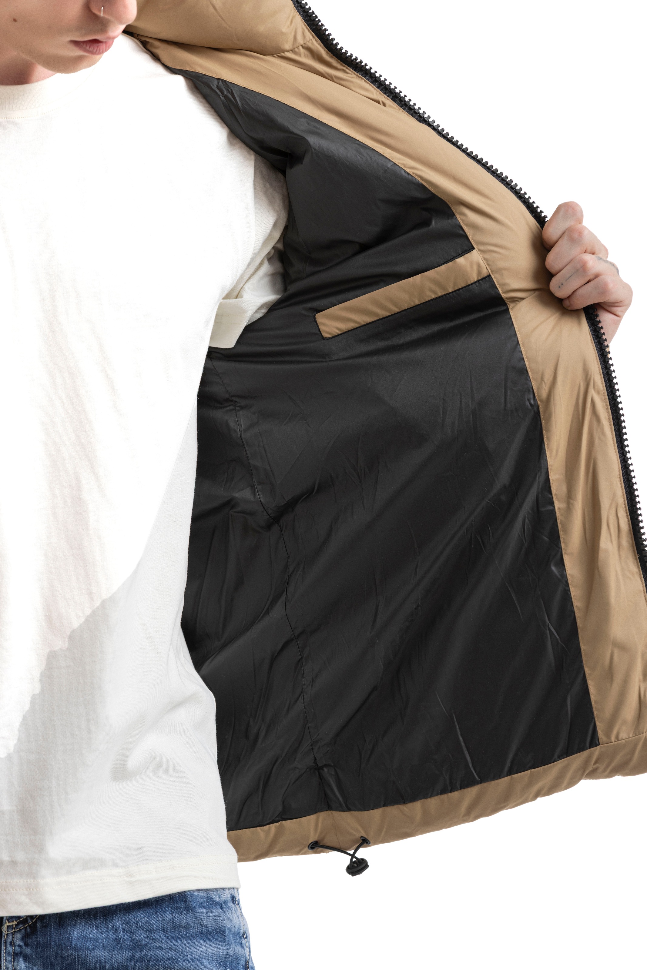 Cipo & Baxx Steppjacke mit Kapuze