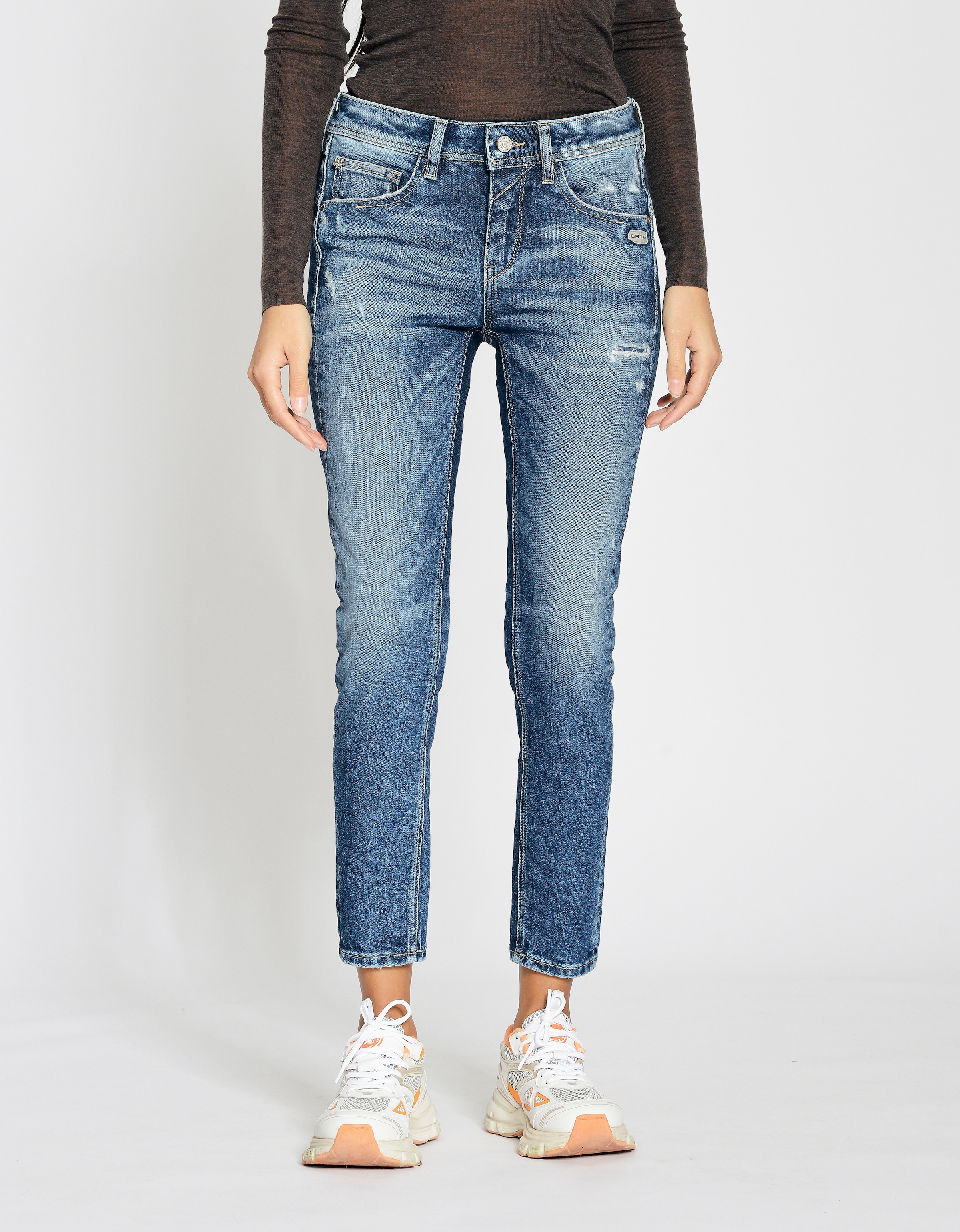 GANG Relax-fit-Jeans »94AMELIE CROPPED«, in 5-Pocket-Style