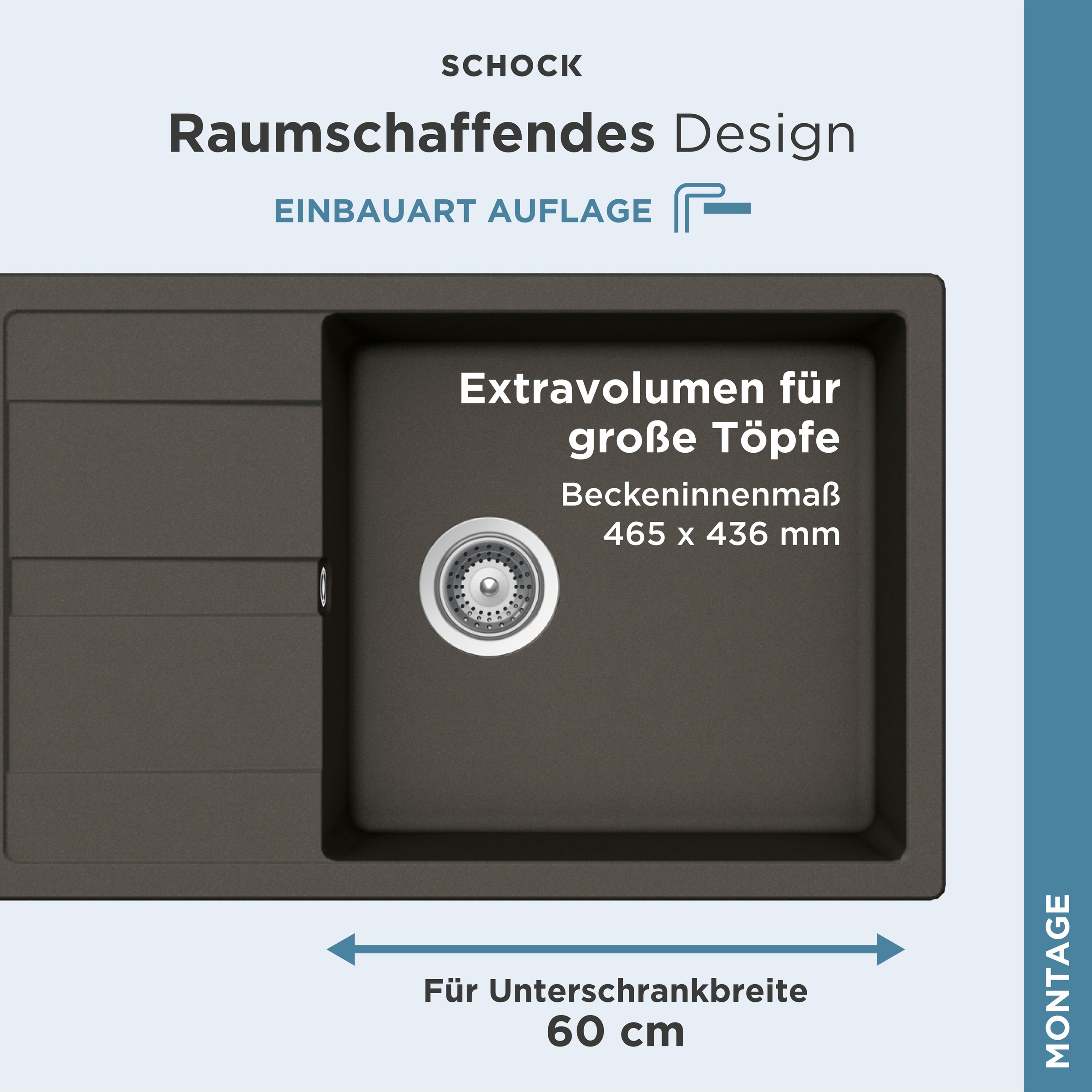 Schock Granitspüle »Manhattan D-100LS«