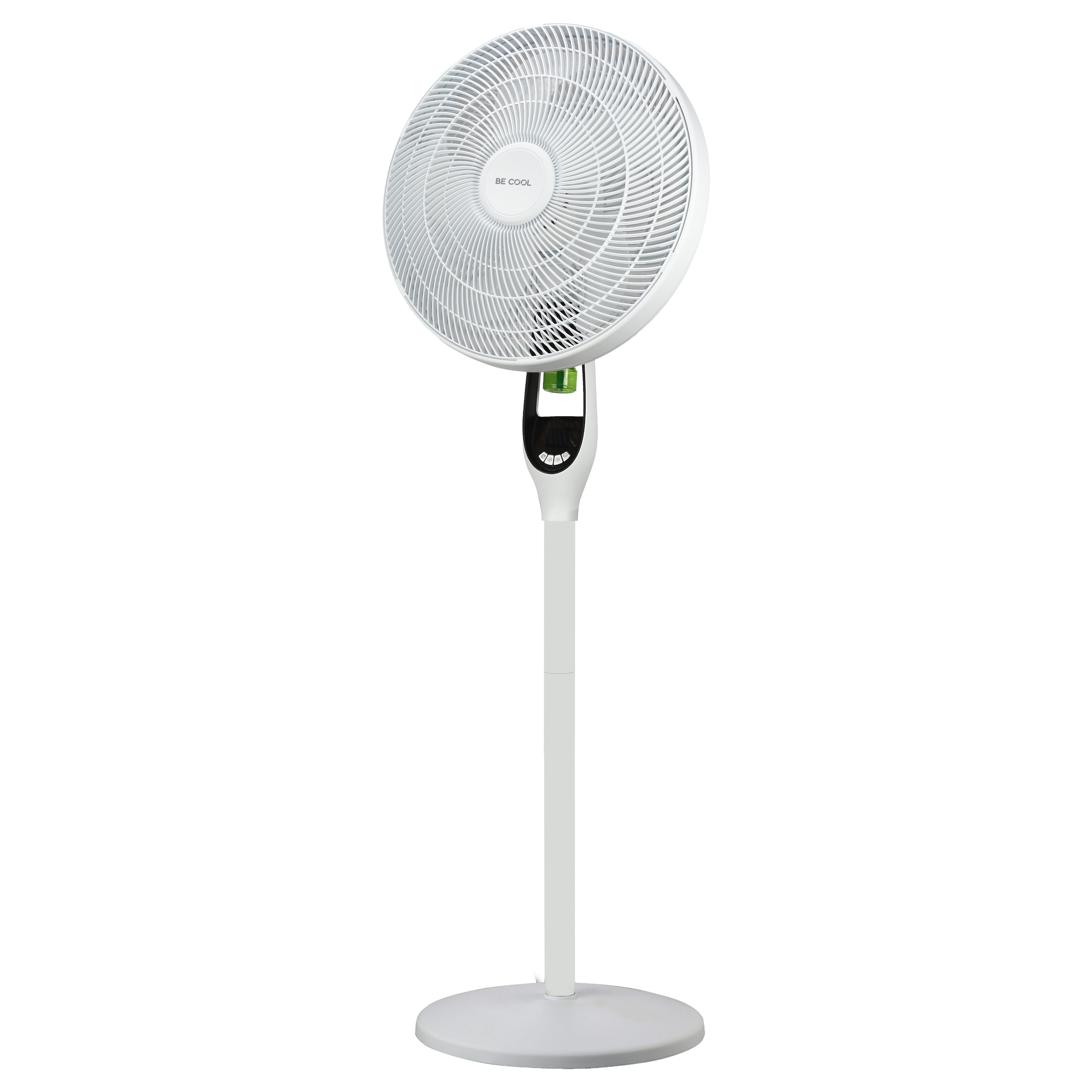 be cool Standventilator »Stand- und Tischventilator 40cm mit Mückenabwehr BC40STMOSQ weiß«, flexibel einsetzbar, Display