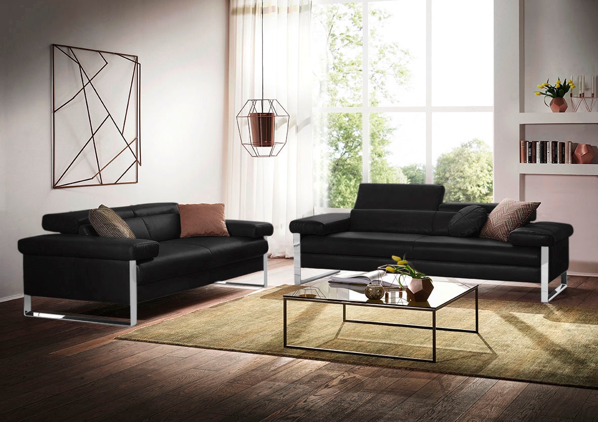W.SCHILLIG 2-Sitzer »finn«, German Design Award 2016, Naturwalkleder der Luxusklasse, Breite 210cm