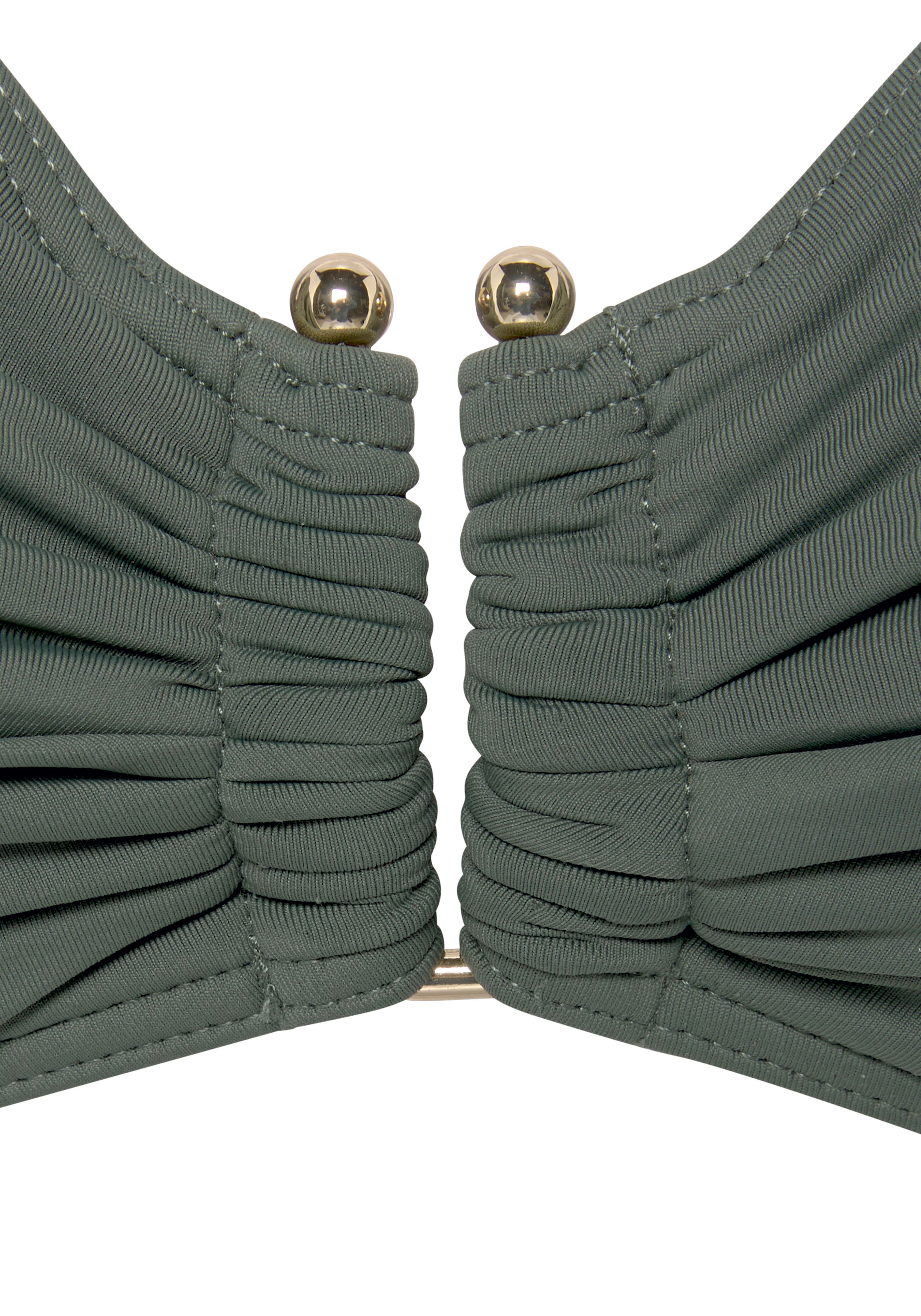LASCANA Bügel-Bikini-Top »Italy«, mit goldfarbigen Accessoire