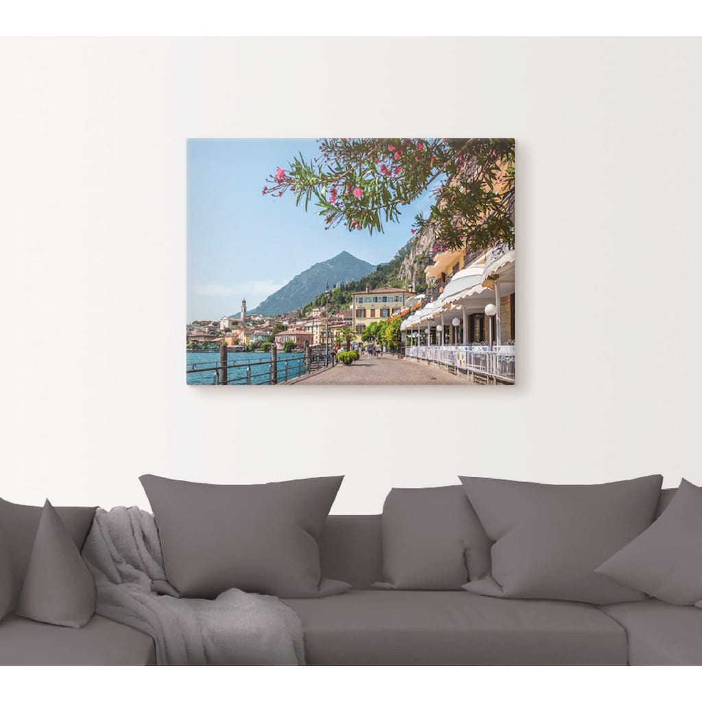 Artland Wandbild »Gardasee Limone sul Garda I«, Europa, (1 St.)