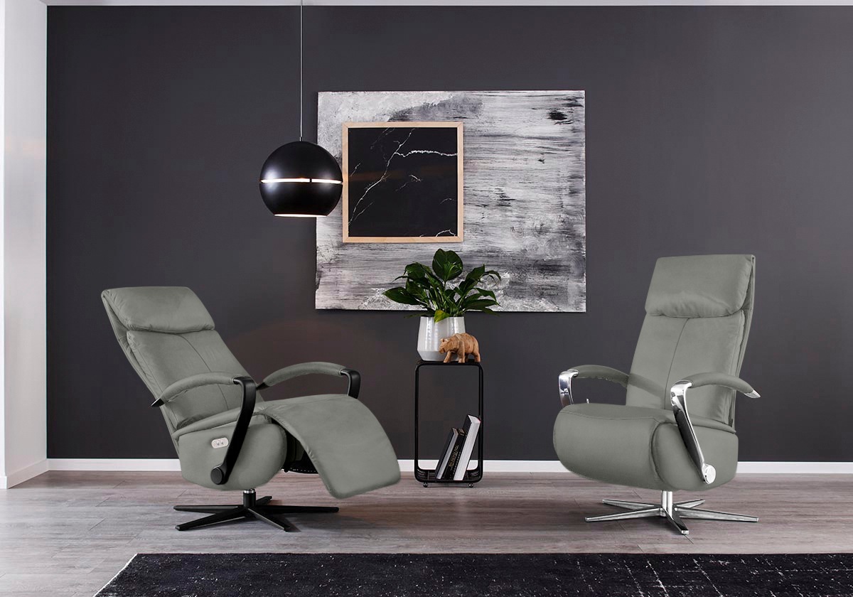 W.SCHILLIG Relaxsessel »rumbaa« wahlweise mit Doppelmotor, in Größen S, M & L, mit 5-Sternfuß