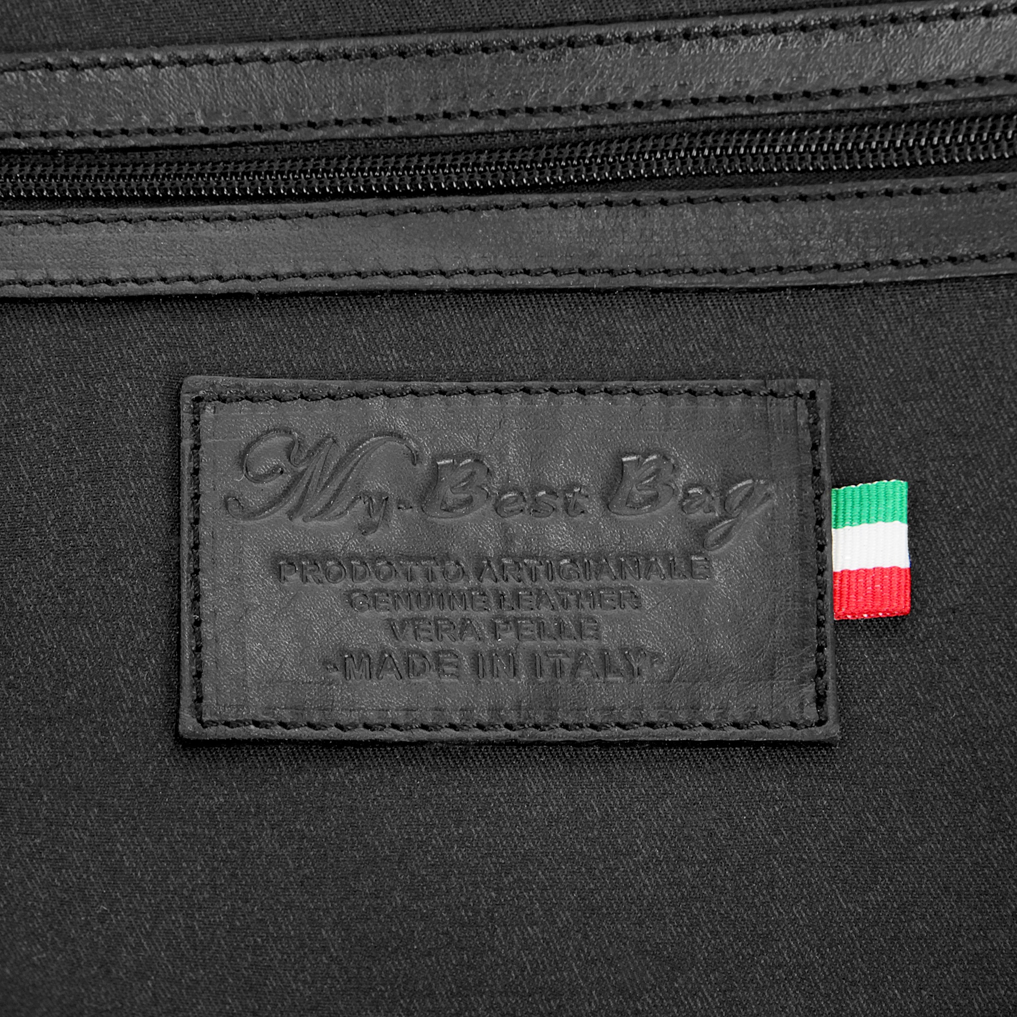 forty° Shopper, echt Leder, Made in Italy
