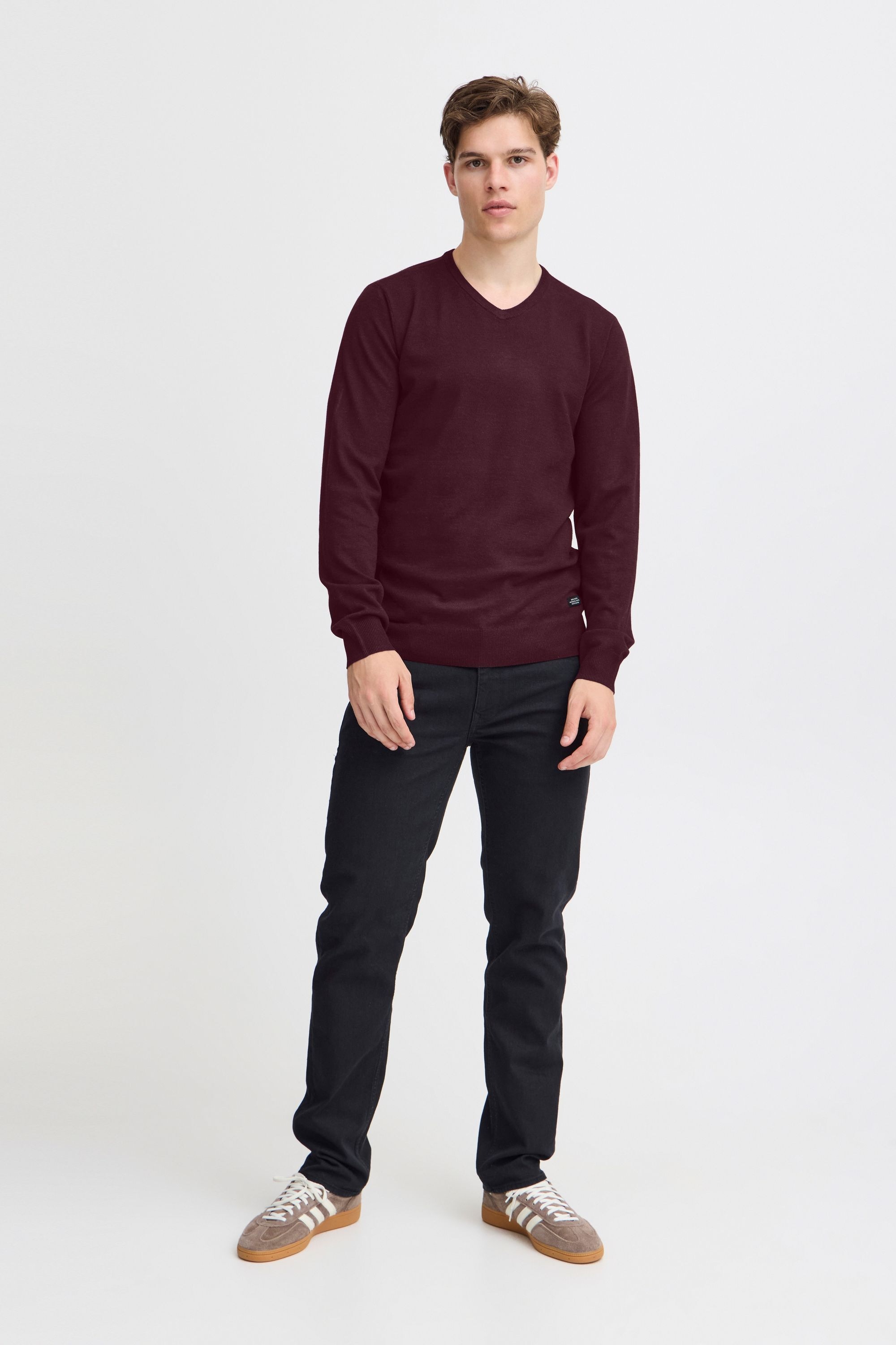 Blend Strickfleece-Pullover »Strickpullover BHBRUTON V-neck«